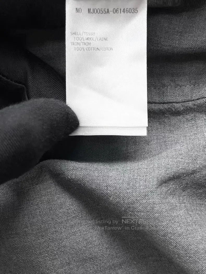 Thom Browne Thom Browne Gray Fine Wool Shirt Jacket Size US XS / EU 42 / 0 - 6 Thumbnail