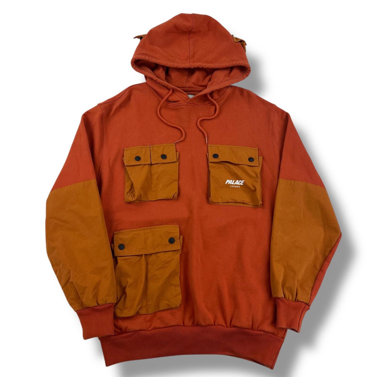 Palace Palace C-Pocket Burnt Orange Hoodie Size US M / EU 48-50 / 2 - 2 Thumbnail