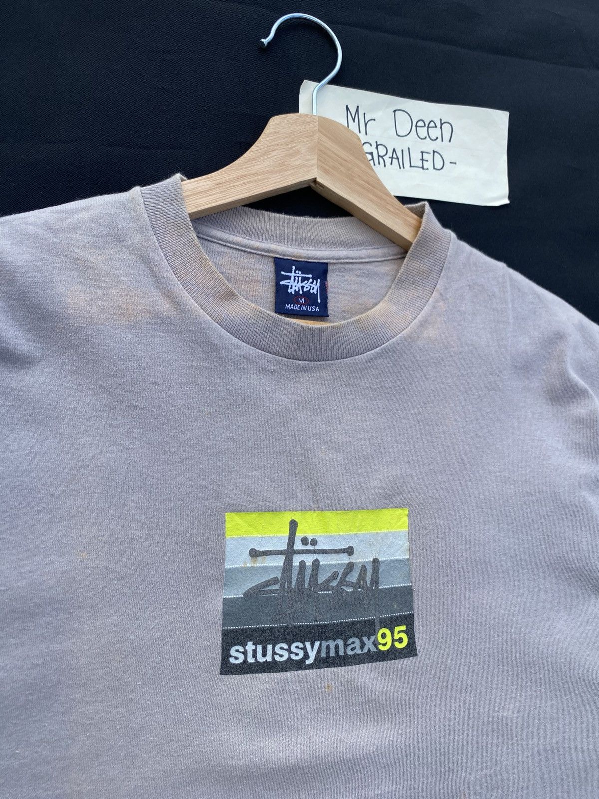 Stussy Rare Vintage STUSSY Max 95 Nike Airmax Tshirt Size US M / EU 48-50 / 2 - 8 Thumbnail