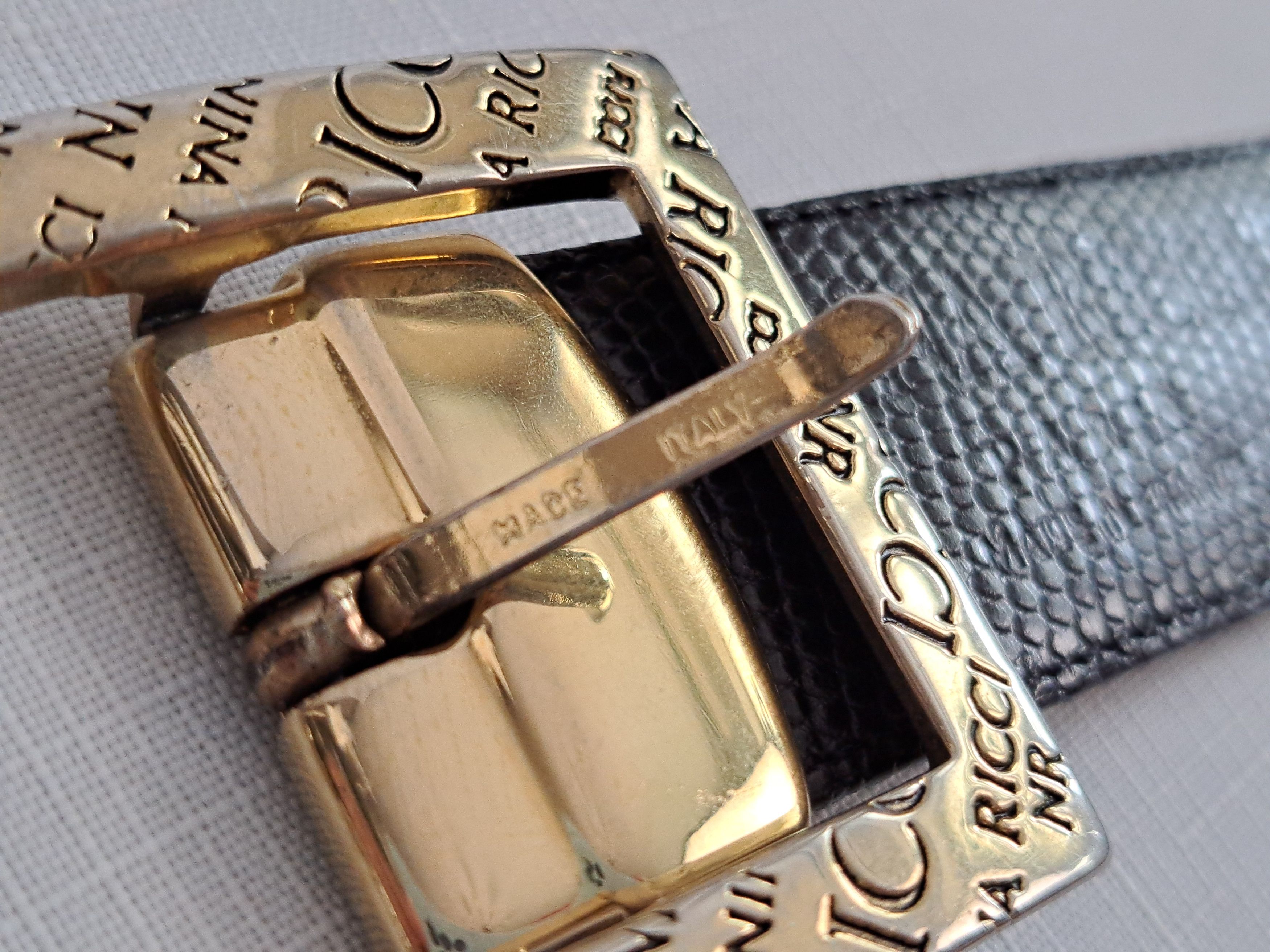 Nina Ricci Vintage Nina Ricci black belt. Made in France Size ONE SIZE - 8 Thumbnail