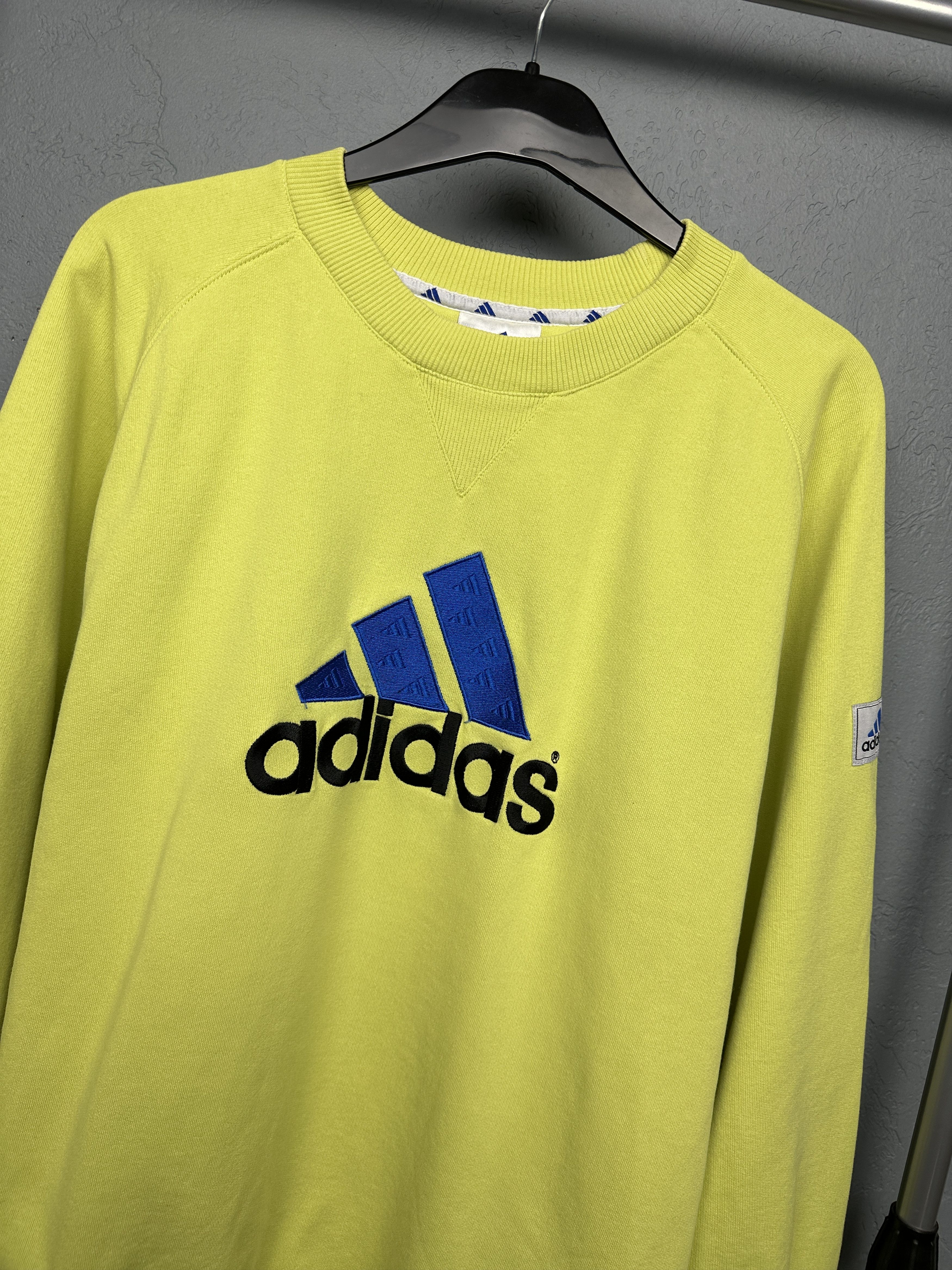 Adidas Adidas Vintage Mens Crew Neck Oversized Sweatshirt Size US S / EU 44-46 / 1 - 2 Thumbnail