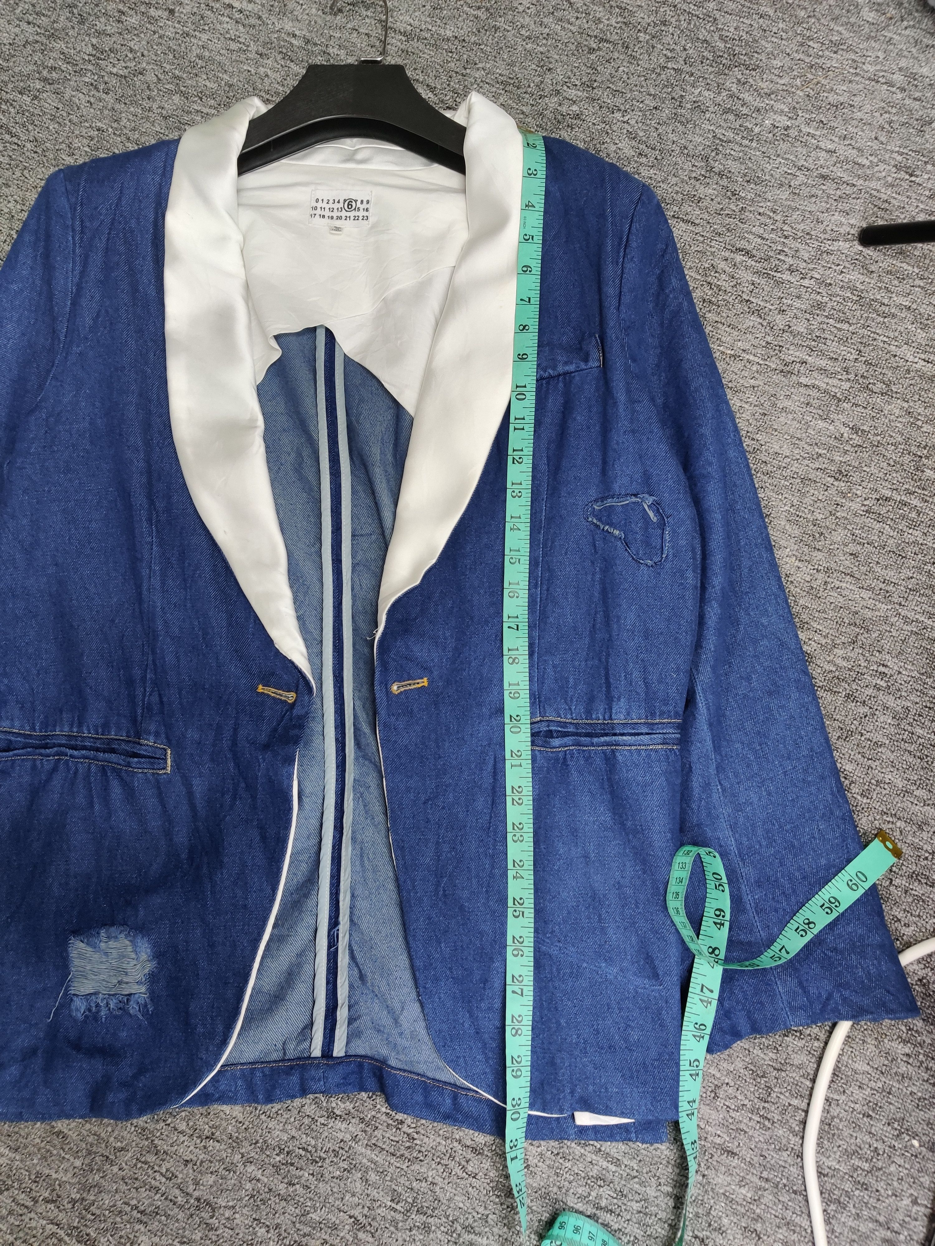Maison Margiela Maison Margiela MM6 Denim Blazer Jacket Size US M / EU 48-50 / 2 - 17 Thumbnail