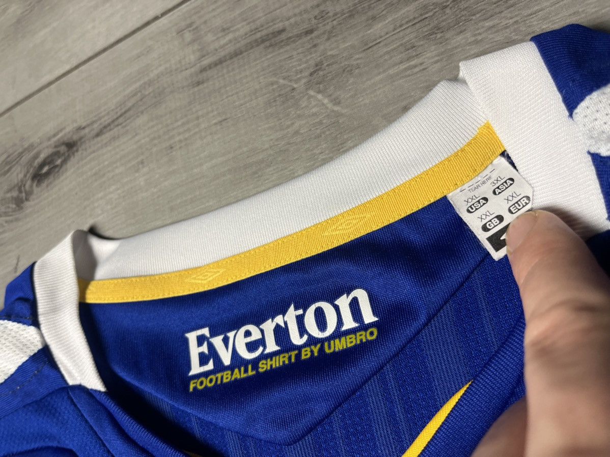 Umbro Everton 2007/08 Home Football Shirt Umbro Vintage Soccer Size US XXL / EU 58 / 5 - 4 Thumbnail