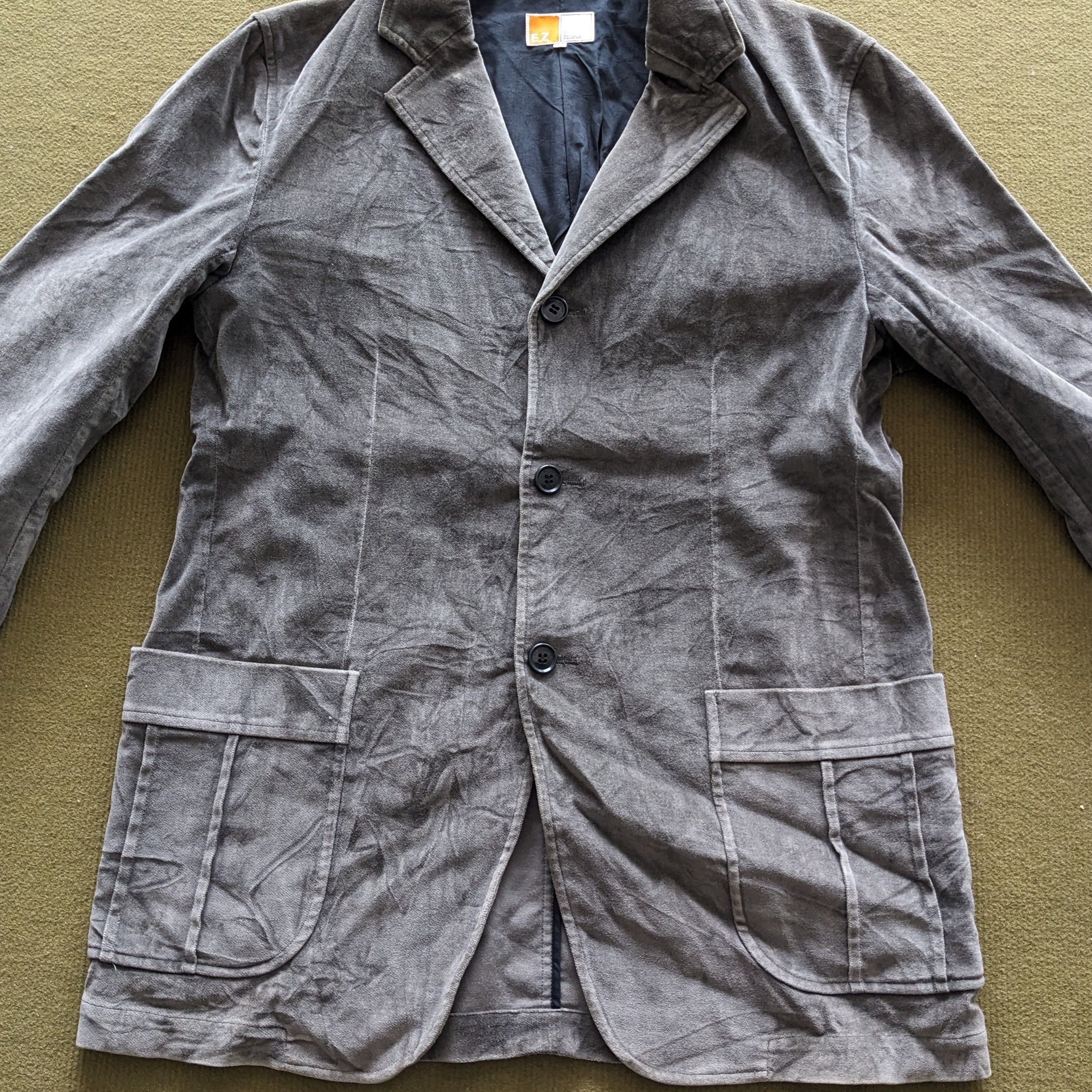 Z Zegna Vintage EZ. BY ZEGNA Fashion Brand Blazer Size US S / EU 44-46 / 1 - 2 Thumbnail