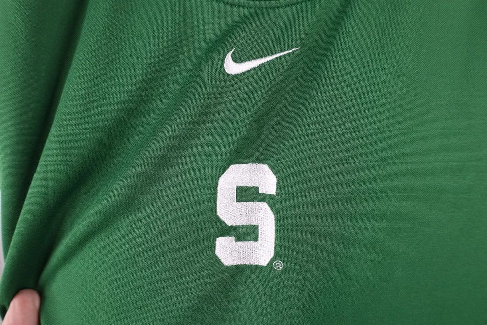 Nike × Vintage Vintage Nike Elite Swoosh Michigan State University Shirt Size US M / EU 48-50 / 2 - 7 Thumbnail