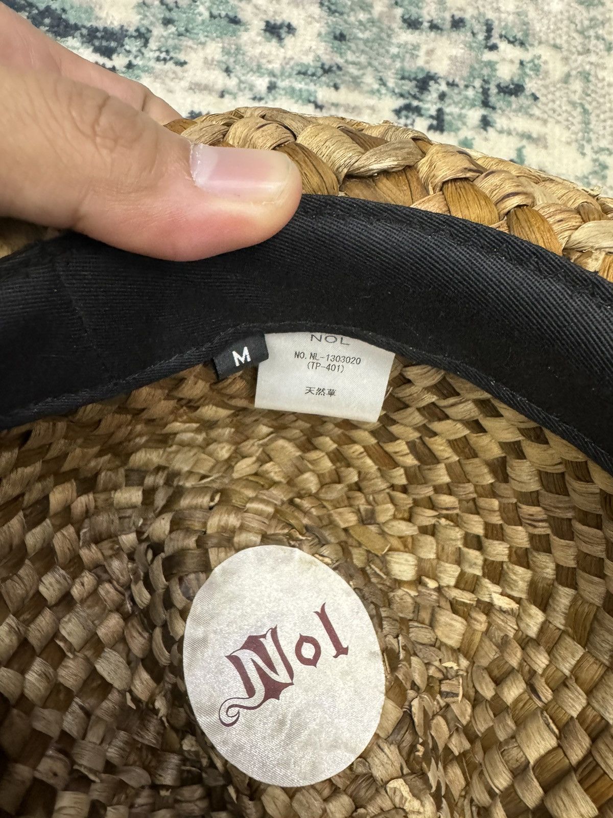 Designer × Vintage VINTAGE NOL PAPER STRAW EMBROIDERED HAT Size ONE SIZE - 6 Thumbnail