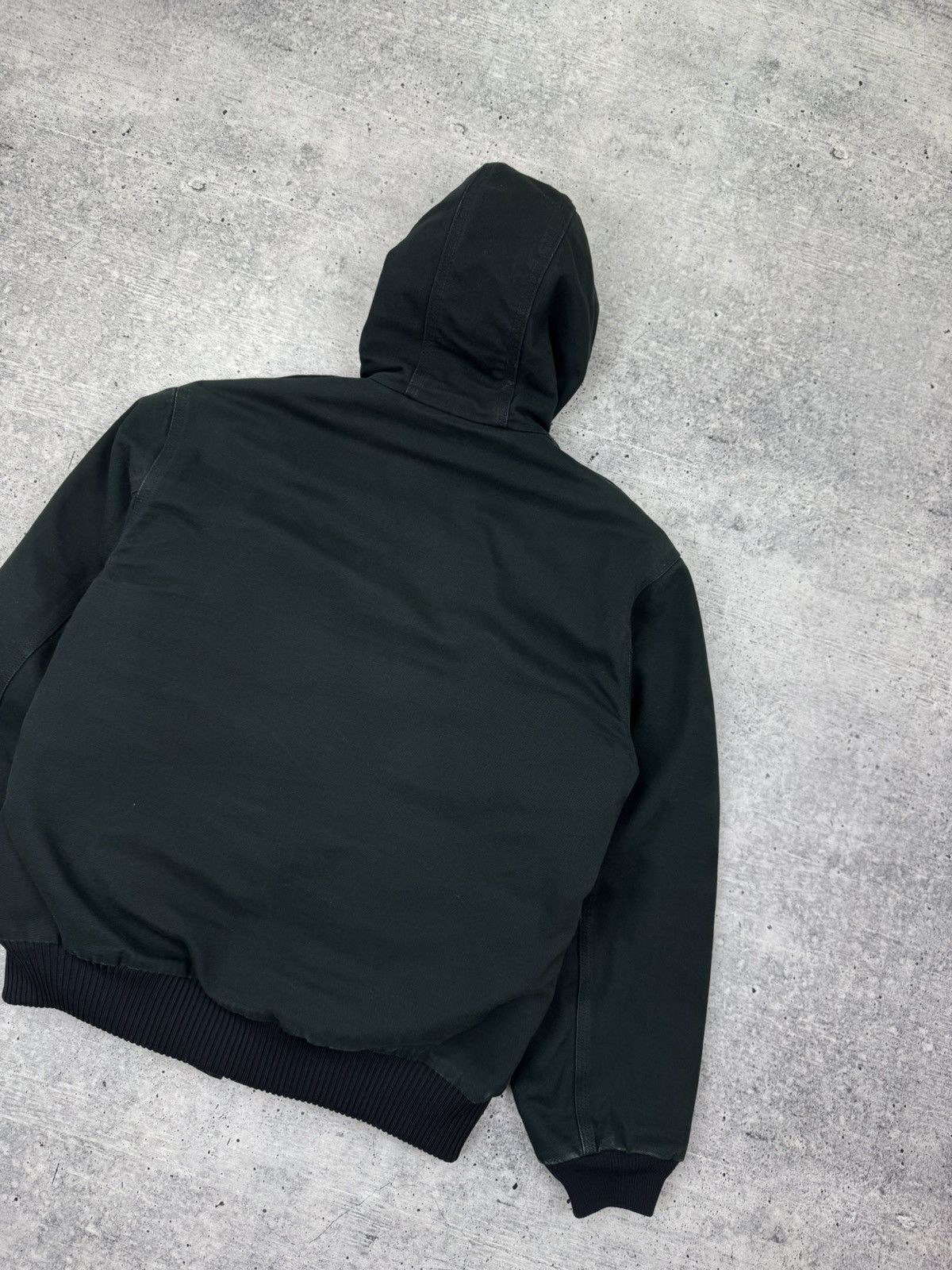 Carhartt Vintage Carhartt Active Jacket Black Denim Bomber Jacket M-L Size US L / EU 52-54 / 3 - 16 Thumbnail