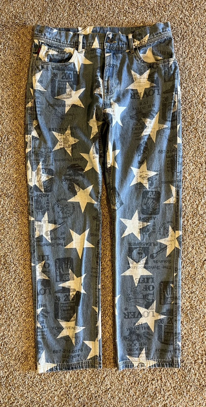 Pleasures Pleasures Poppy Denim Pant Size US 34 / EU 50 - 2 Thumbnail