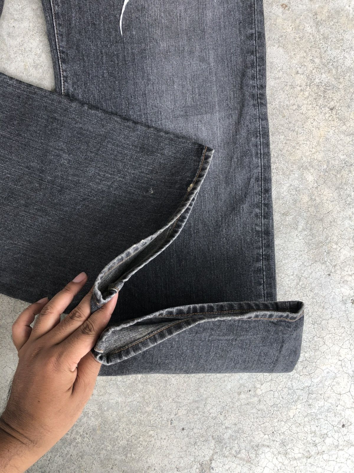 Kapital Vintage GL Heart Baggy Jeans Loose Cut Size US 33 - 13 Thumbnail