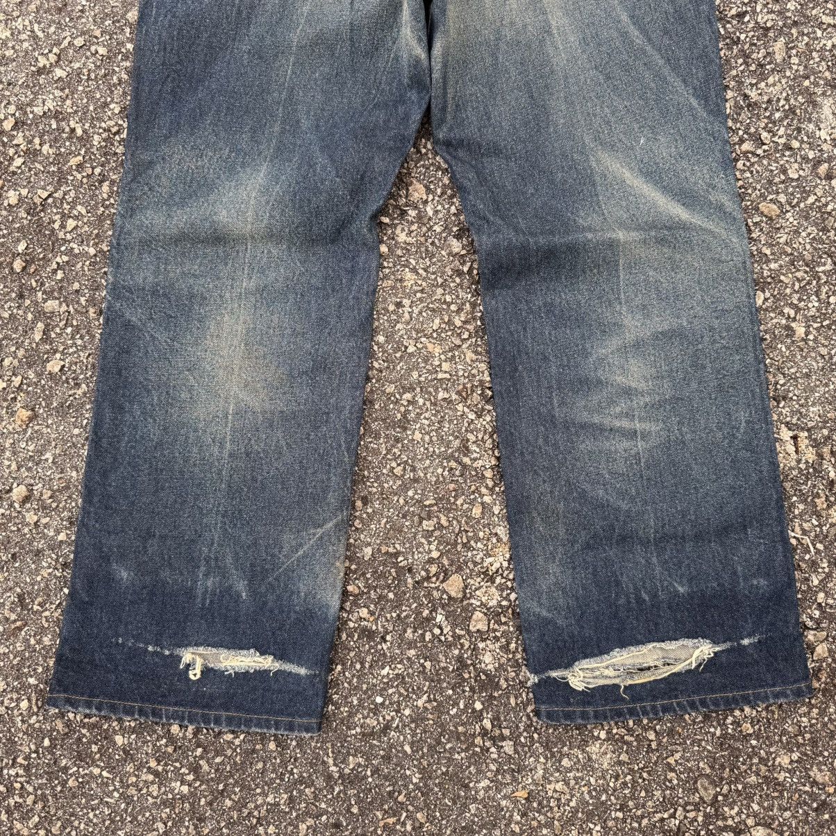 Japanese Brand VINTAGE FIESTA FADED RUSTY RIPPED DENIM JEAN PANTS W34 Size US 34 / EU 50 - 13 Thumbnail