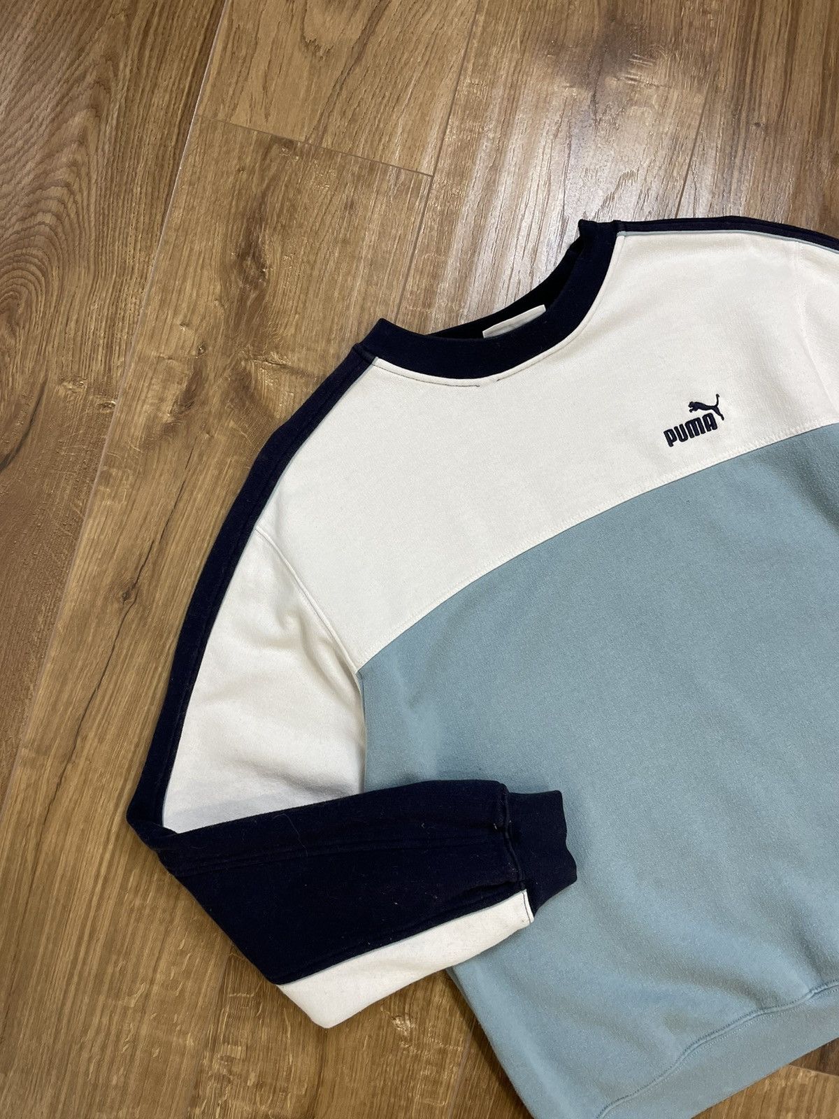 Puma × Vintage Vintage 90’s Y2K Style Puma Logo Sweatshirt Size US S / EU 44-46 / 1 - 2 Thumbnail