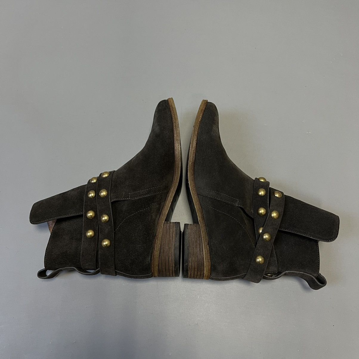 See by Chloe See by Chloe Janis Ankle Wrap Moto Boots Studs Size US 6 / IT 36 - 14 Thumbnail