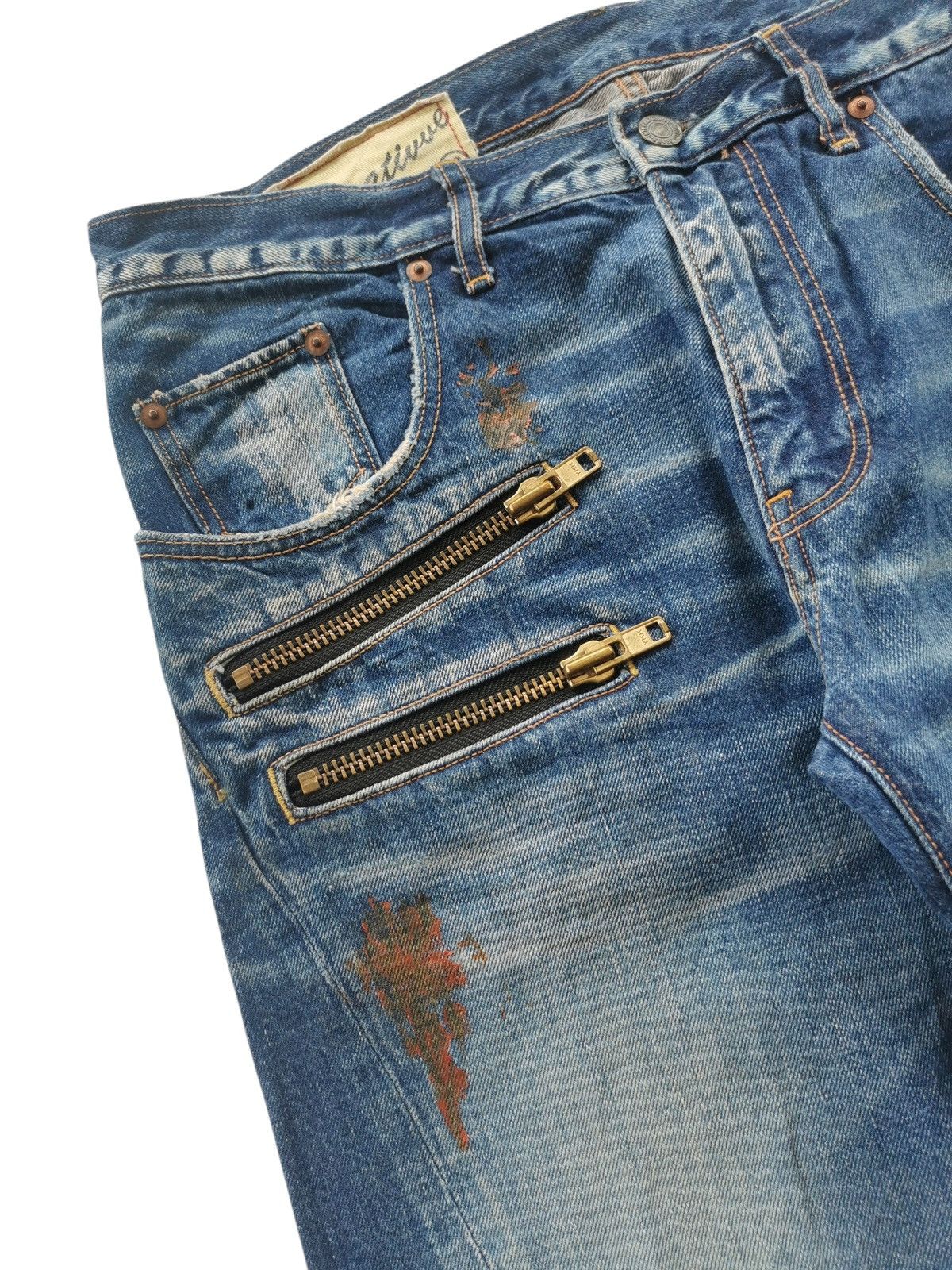 Undercover RNA Twisted Distressed Denim Jeans Style Undercover Size US 32 / EU 48 - 8 Thumbnail