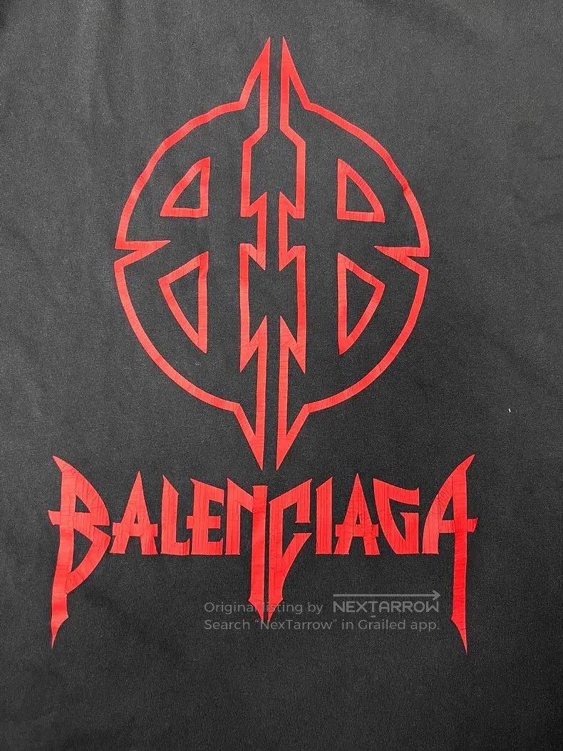 Balenciaga Balenciaga Letter Printed Crewneck Pullover Long Sleeve Sw Size US S / EU 44-46 / 1 - 3 Thumbnail