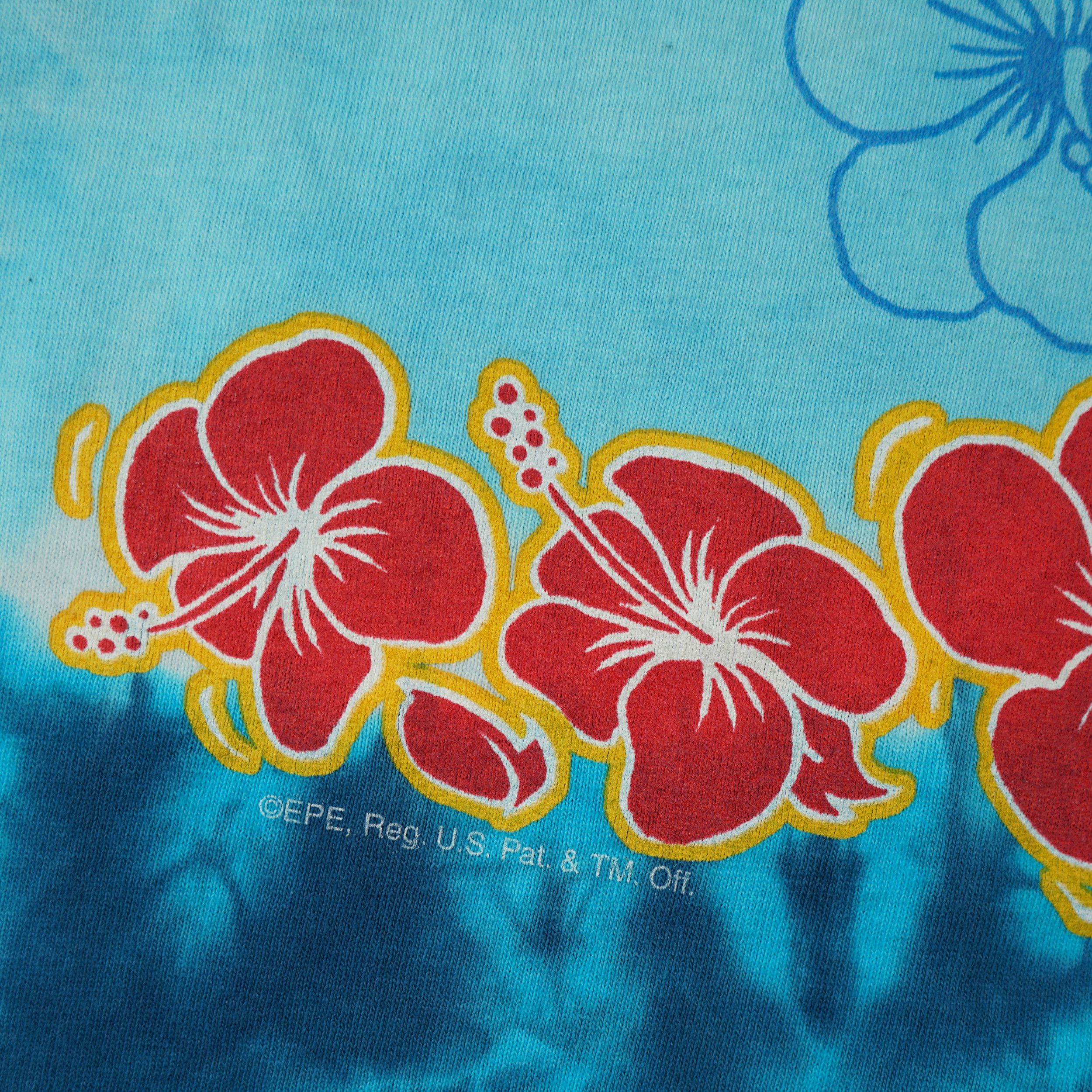 Band Tees × Liquid Blue × Vintage Vintage 90s Elvis Presley Blue Hawaii T Shirt Size US XXL / EU 58 / 5 - 7 Thumbnail
