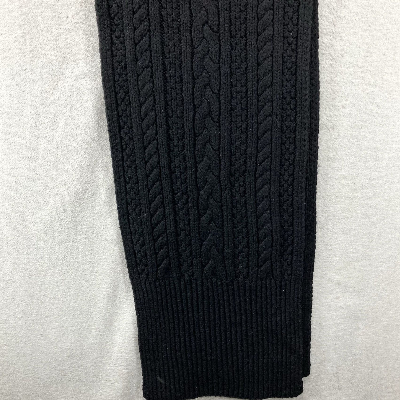 Ralph Lauren Lauren Ralph Lauren Scarf Cable Knit Neckwear Black Womens Size ONE SIZE - 5 Thumbnail