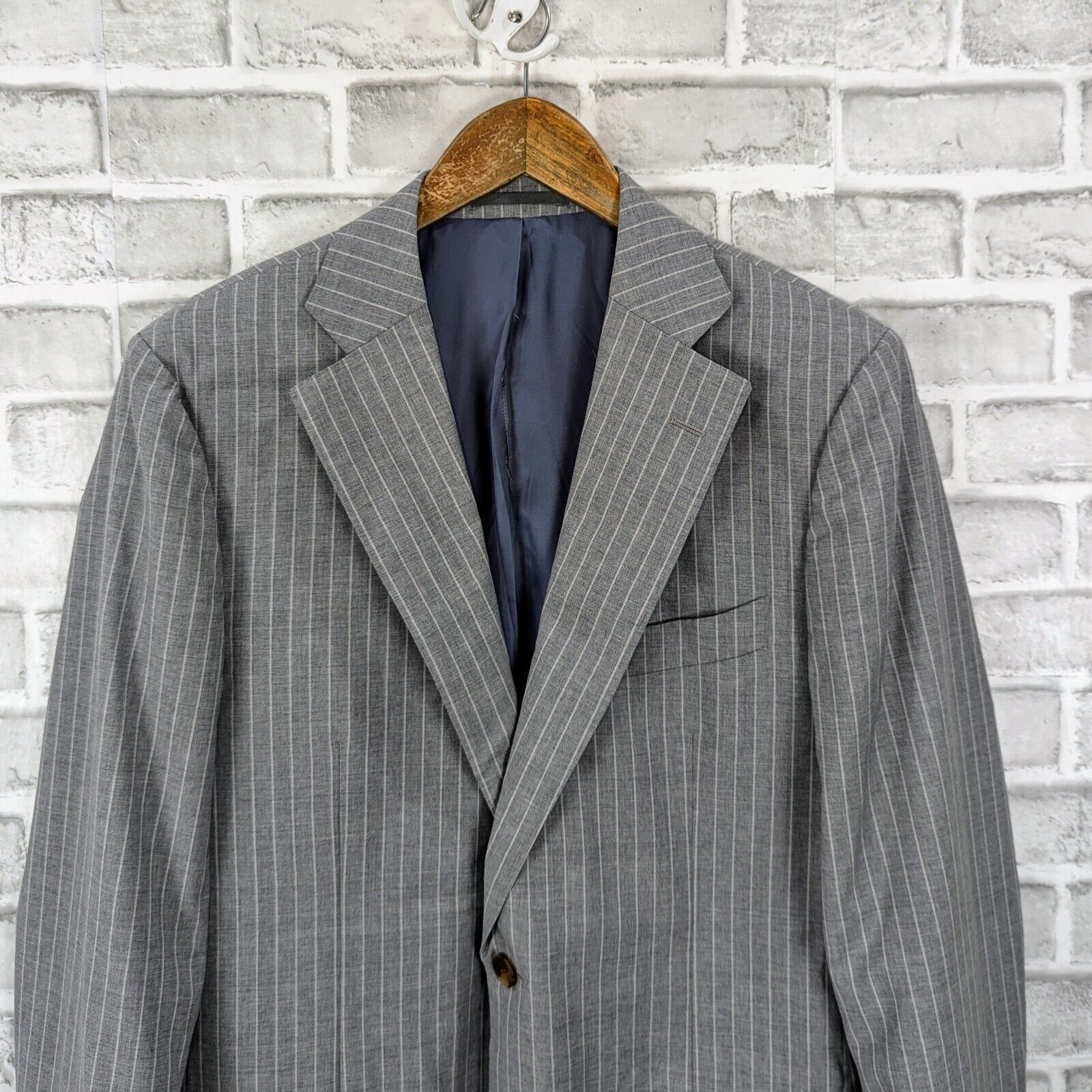 Suitsupply SUITSUPPLY Super 120s Wool by Guabello 2 blazer Jacket Gray Size US M / EU 48-50 / 2 - 6 Thumbnail