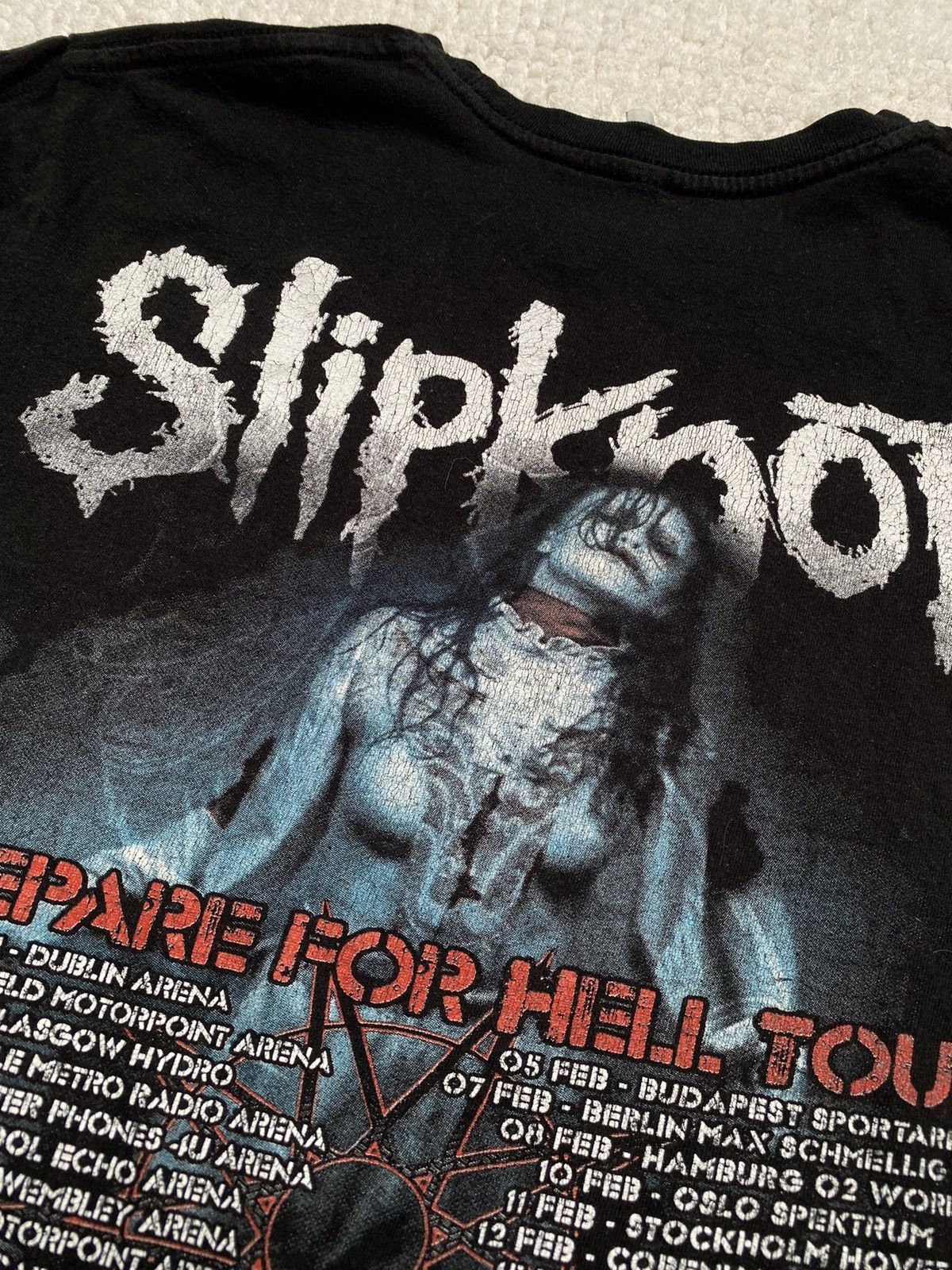 Band Tees × Slipknot Slipknot Prepare For Hell Tour Tee Vintage y2k 2014 - 2015 Size US S / EU 44-46 / 1 - 14 Thumbnail