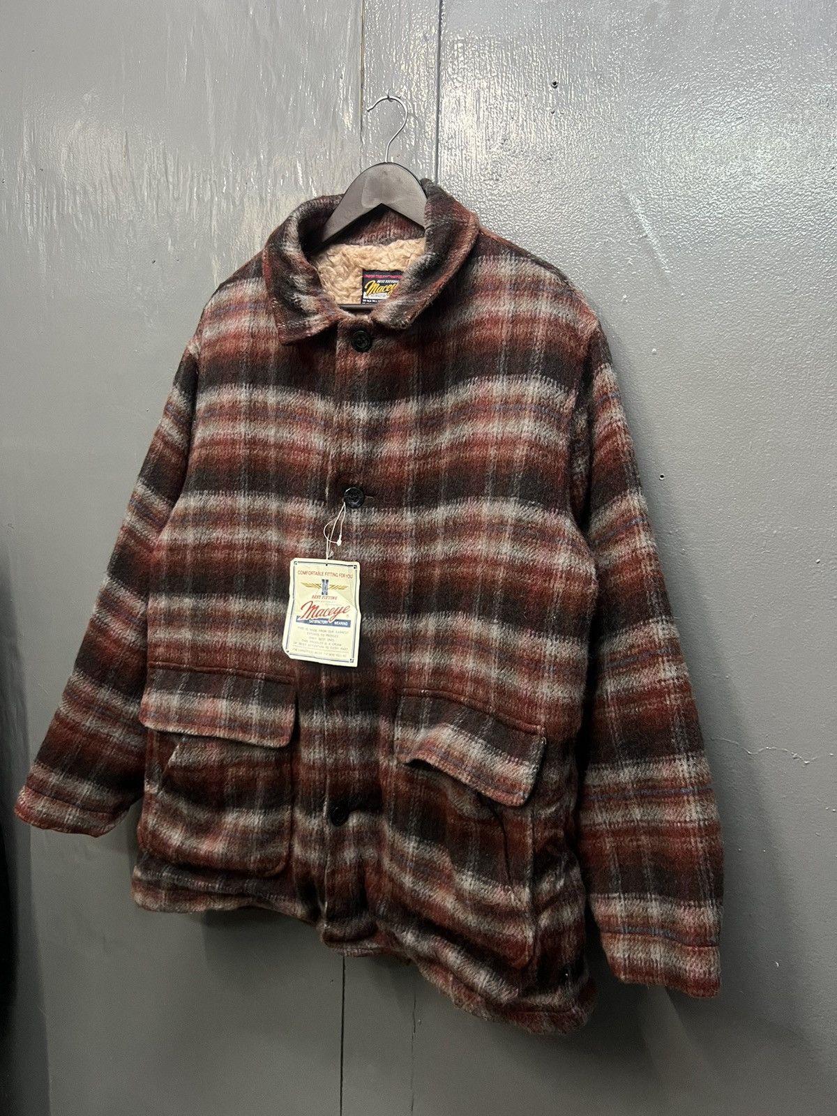 Vintage Vintage Maceye Wool Plaid Jacket With Fleece Lined Size US L / EU 52-54 / 3 - 2 Thumbnail