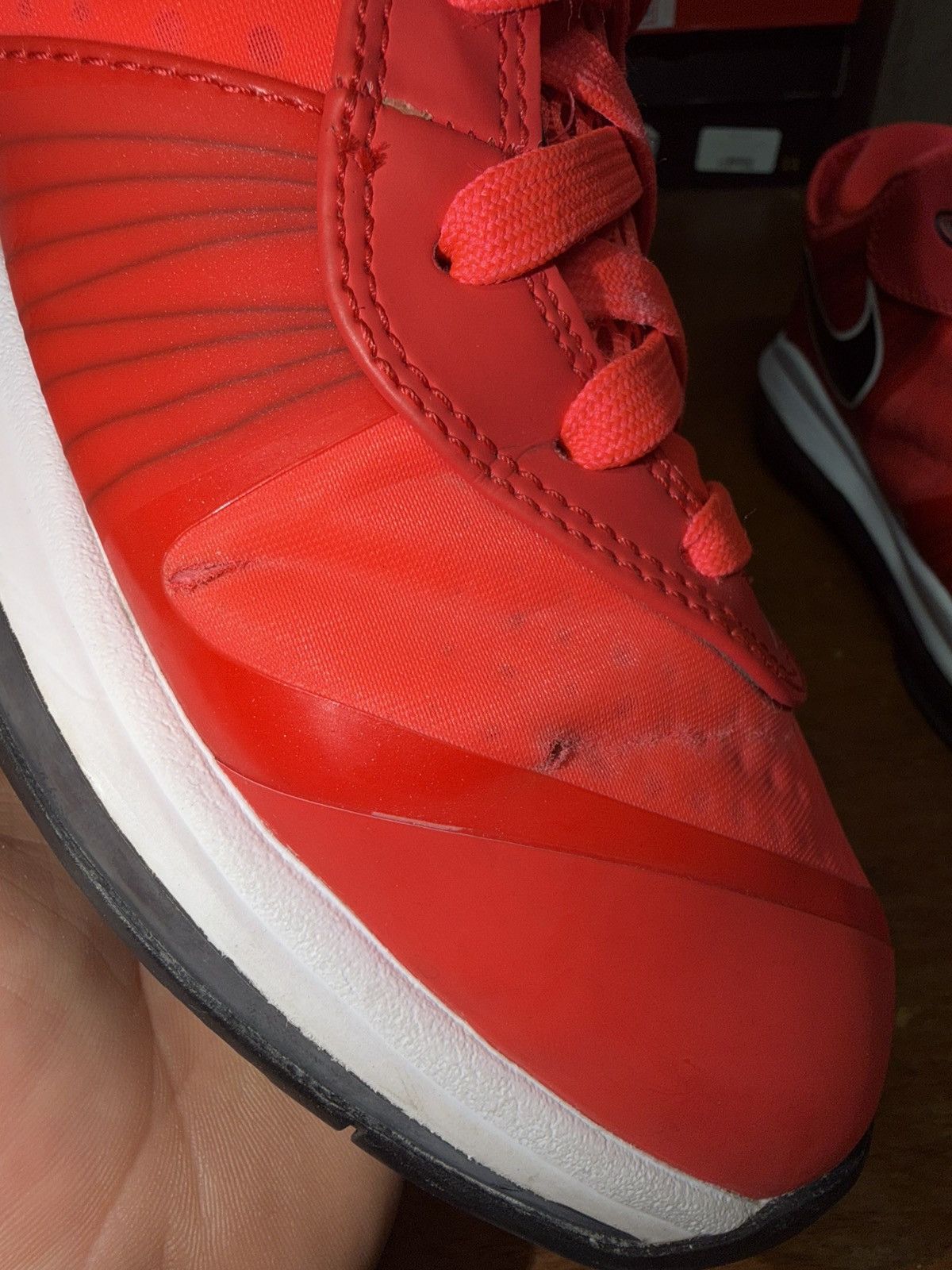 Nike Nike Lebron 8 v2 Low Solar Red size 10 Size US 10 / EU 43 - 8 Thumbnail