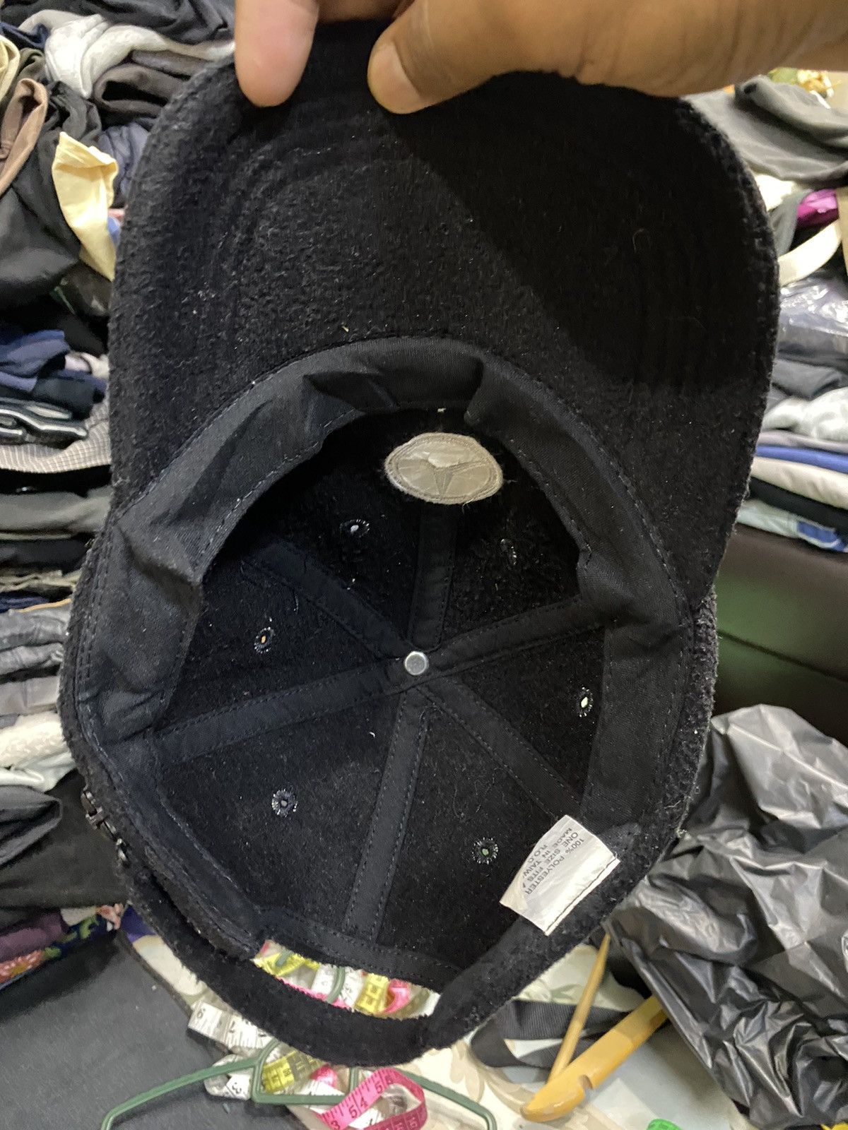 Mercedes-Benz Vintage Mercedes Benz Fleece Hat Size ONE SIZE - 7 Thumbnail
