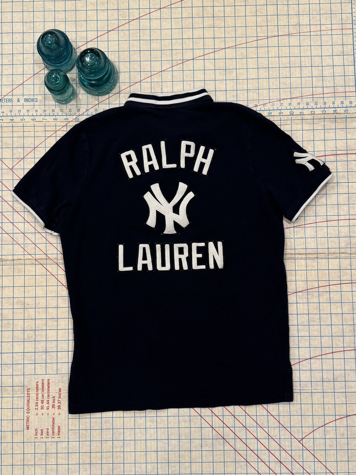 Polo Ralph Lauren Polo Ralph Lauren New York Yankees Polo Golf Shirt Size Med Size US M / EU 48-50 / 2 - 8 Thumbnail