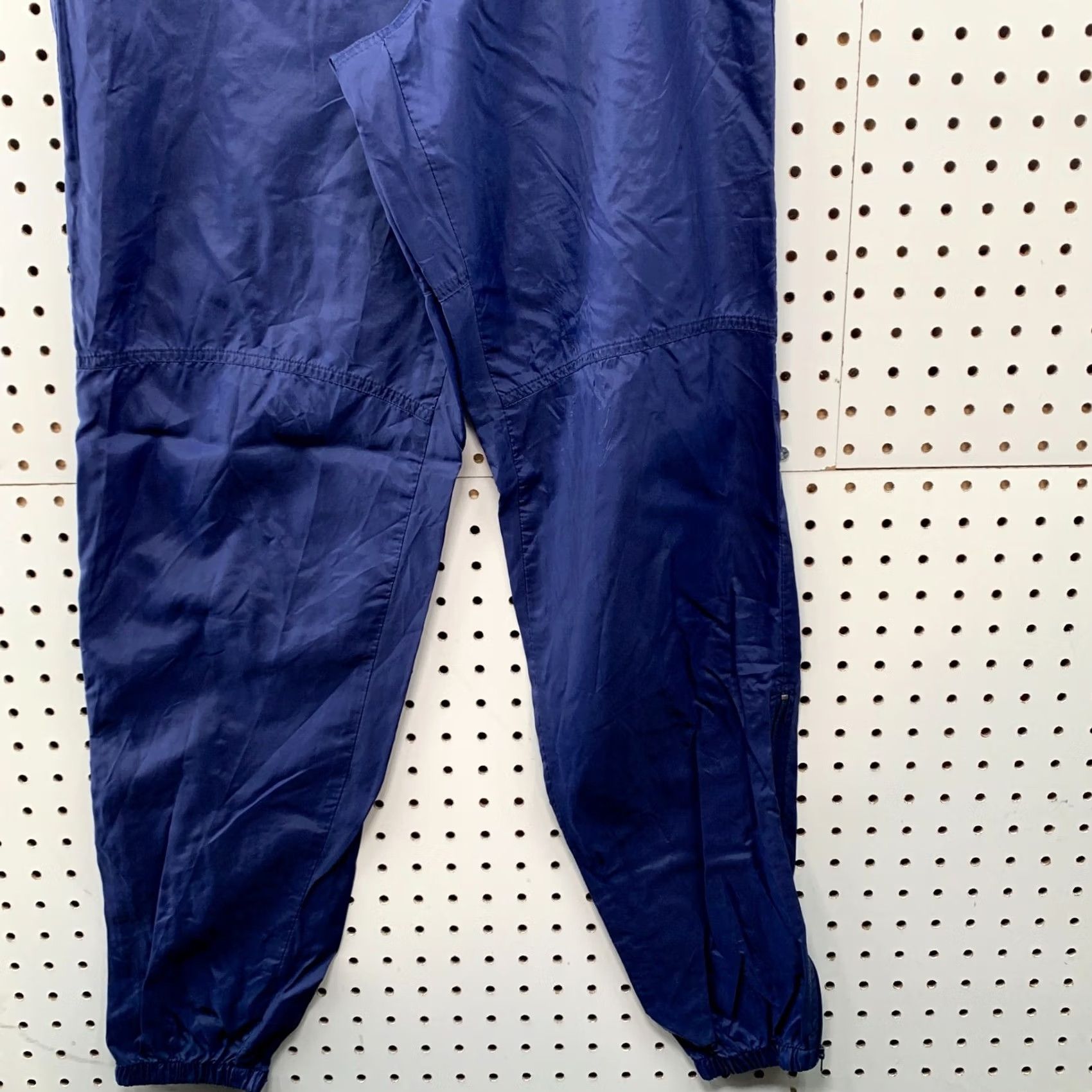 Nike VINTAGE Nike Windbreaker Pants Mens M Navy Blue 30x31 90s Track Pants Made USA Size US 31 - 5 Thumbnail