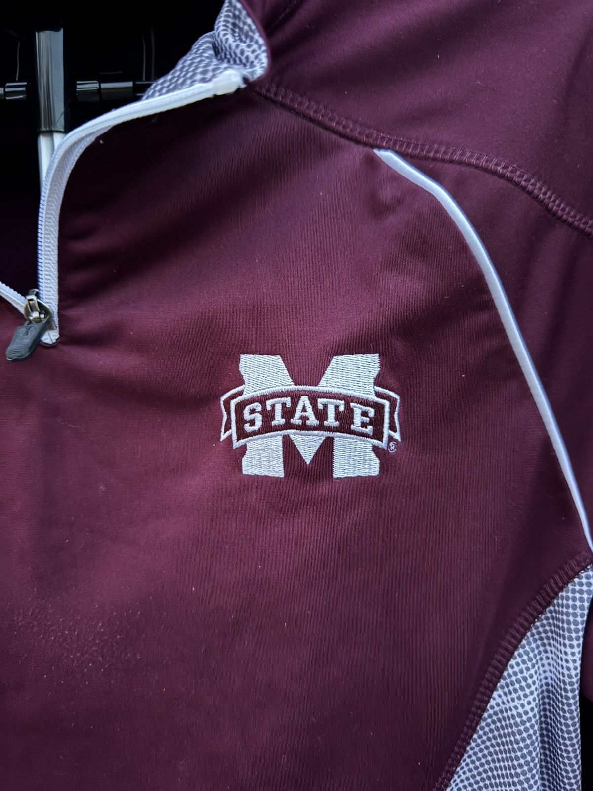 Holloway Mississippi State Bulldogs MSU Pullover Top Jacket Ladies Size L / US 10 / IT 46 - 3 Thumbnail