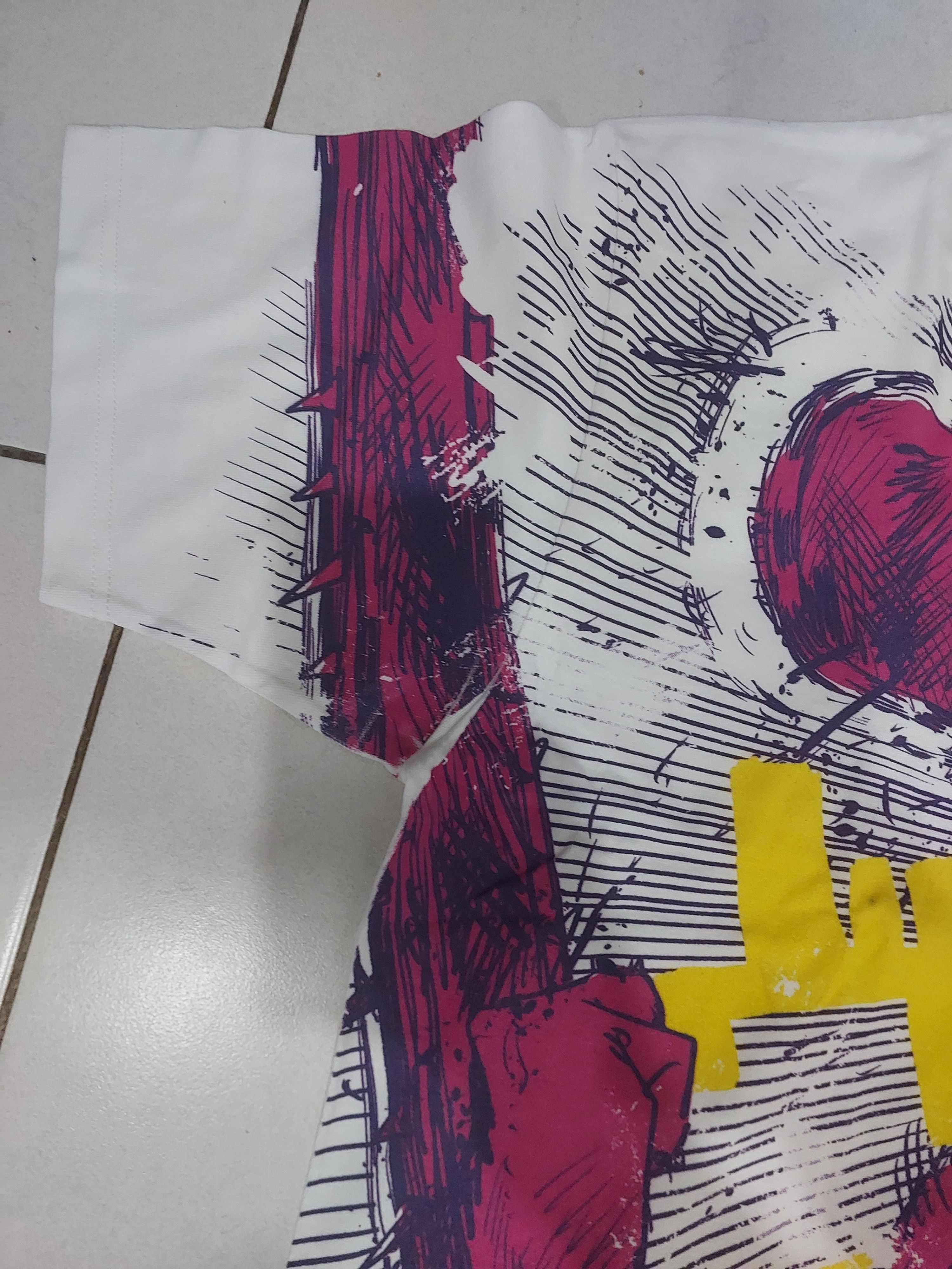 Anime CHAINSAW MAN FULL GRAPHIC ANIME MANGA T-SHIRT Size US XL / EU 56 / 4 - 5 Thumbnail