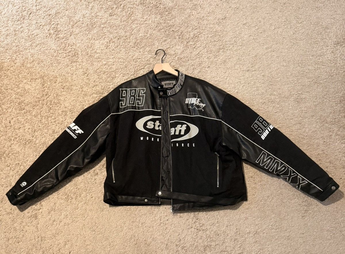 STAFF WORKFORCE STAFF WORKFORCE FIRST NEVER LAST MOTORCYCLE JACKET Size US L / EU 52-54 / 3 - 1 Thumbnail