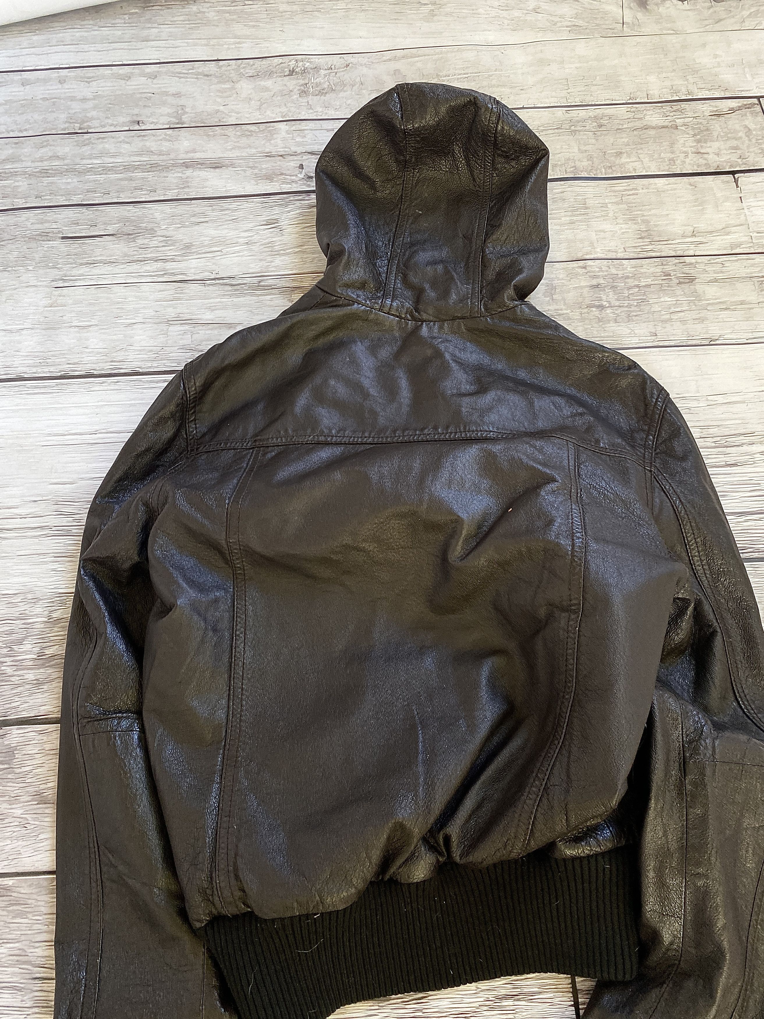 Hysteric Glamour SICK🤯 Balenciaga Style Opium Leather Jacket With Hood y2k Size US M / EU 48-50 / 2 - 7 Thumbnail