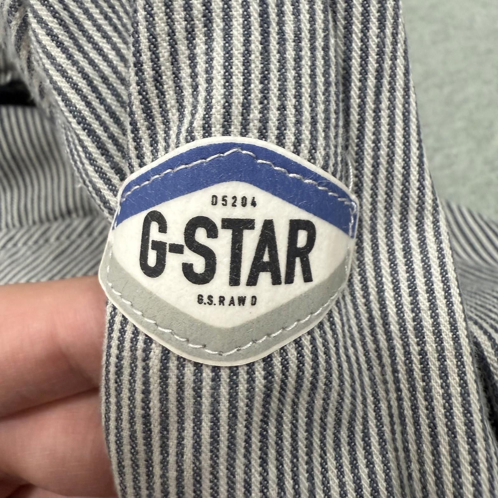 G-Star G Star Raw Midnight Sign Long Sleeve Pearl Snap Shirt XXL Size US XXL / EU 58 / 5 - 4 Thumbnail