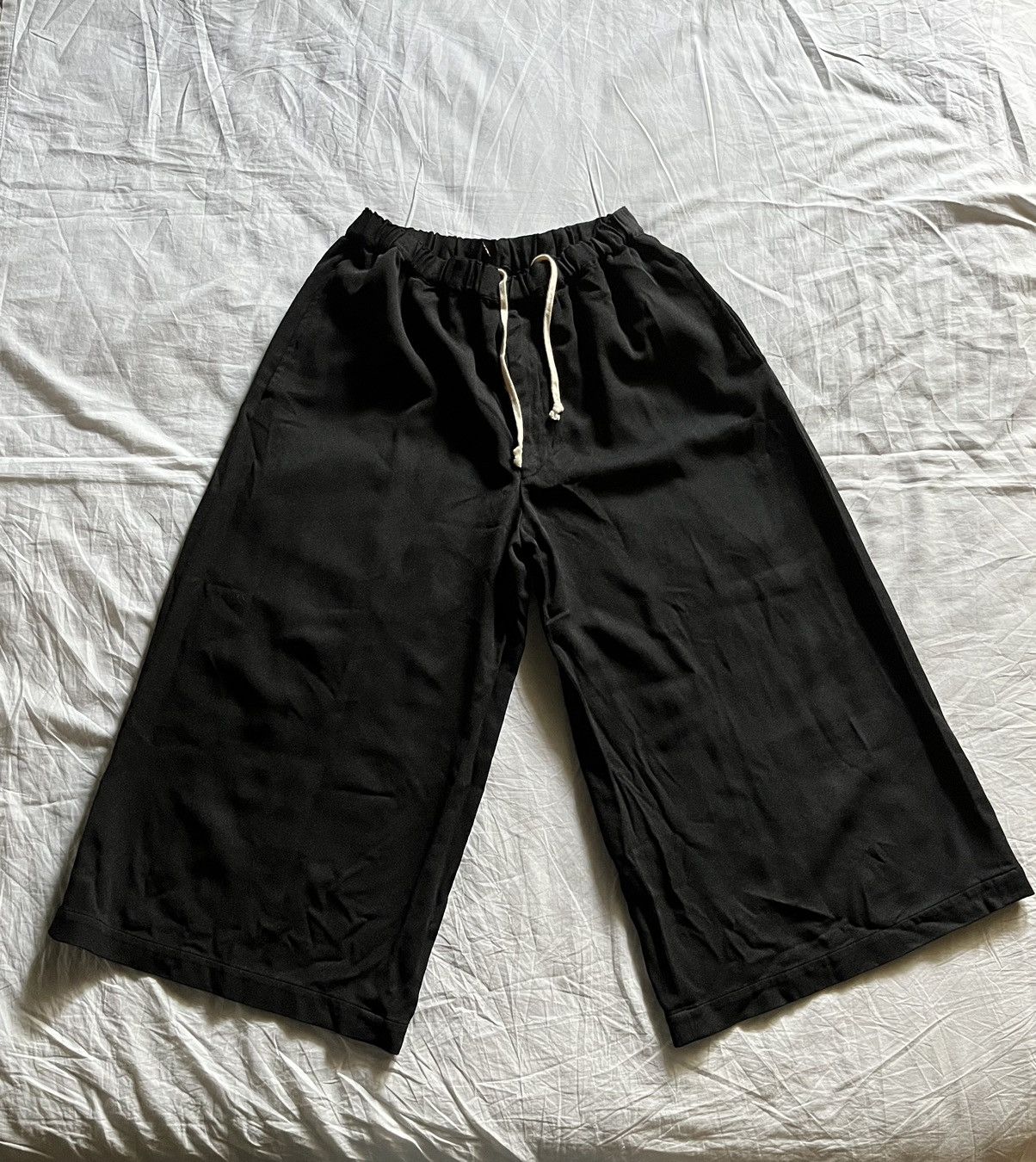 Comme des Garcons Comme des Garçons Black wide leg pants. Size US 26 / EU 42 - 2 Thumbnail