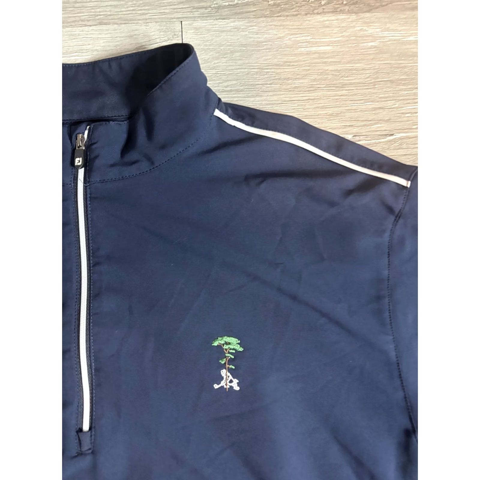 Footjoy FootJoy Jacket Mens L Blue Long Sleeve Windbreaker 1/2 Zip Golf Pullover Pockets Regular Size L Size US L / EU 52-54 / 3 - 2 Thumbnail