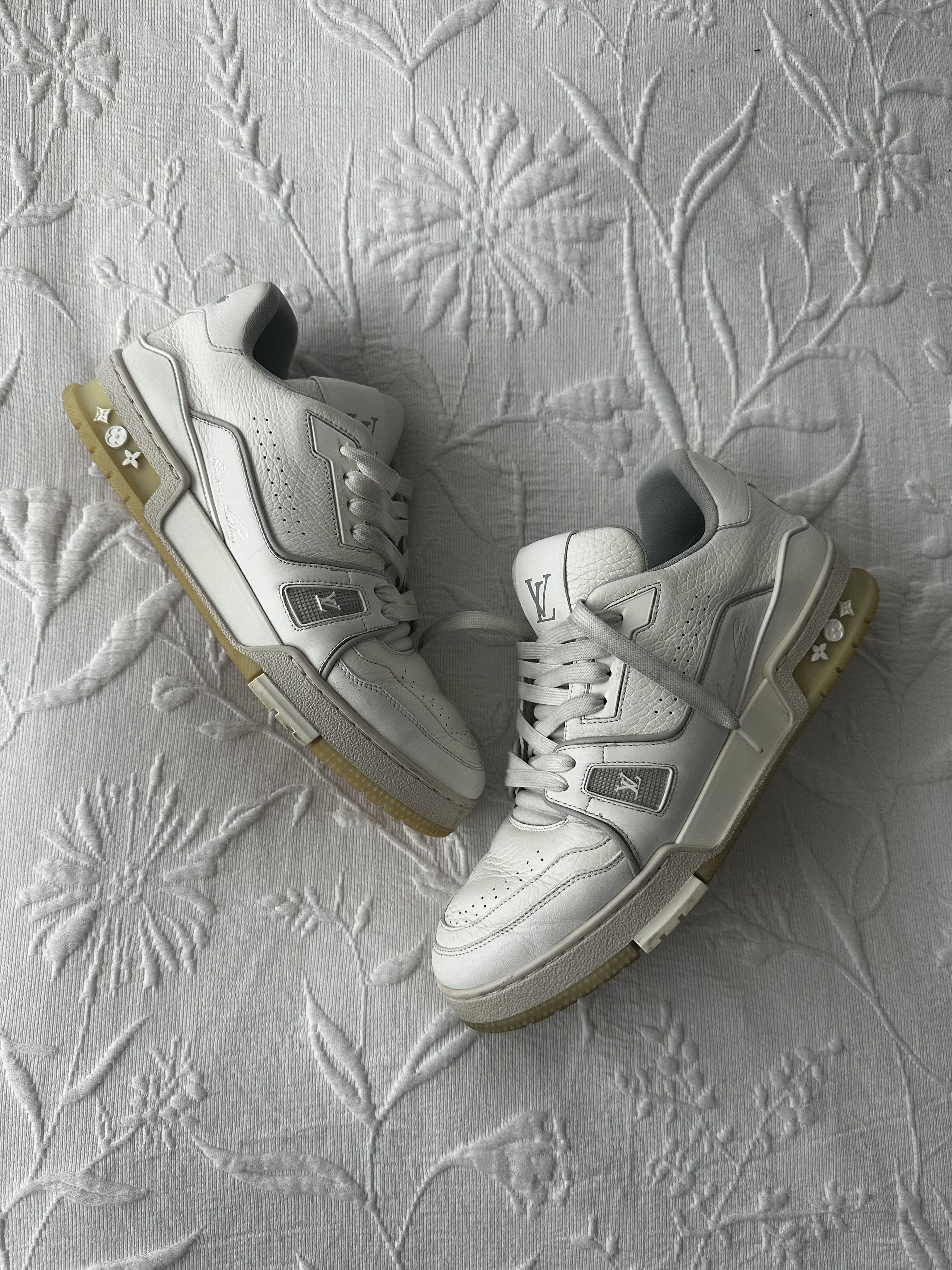 Louis Vuitton × Virgil Abloh LV Trainer Sneakers Size US 7 / EU 40 - 1 Thumbnail