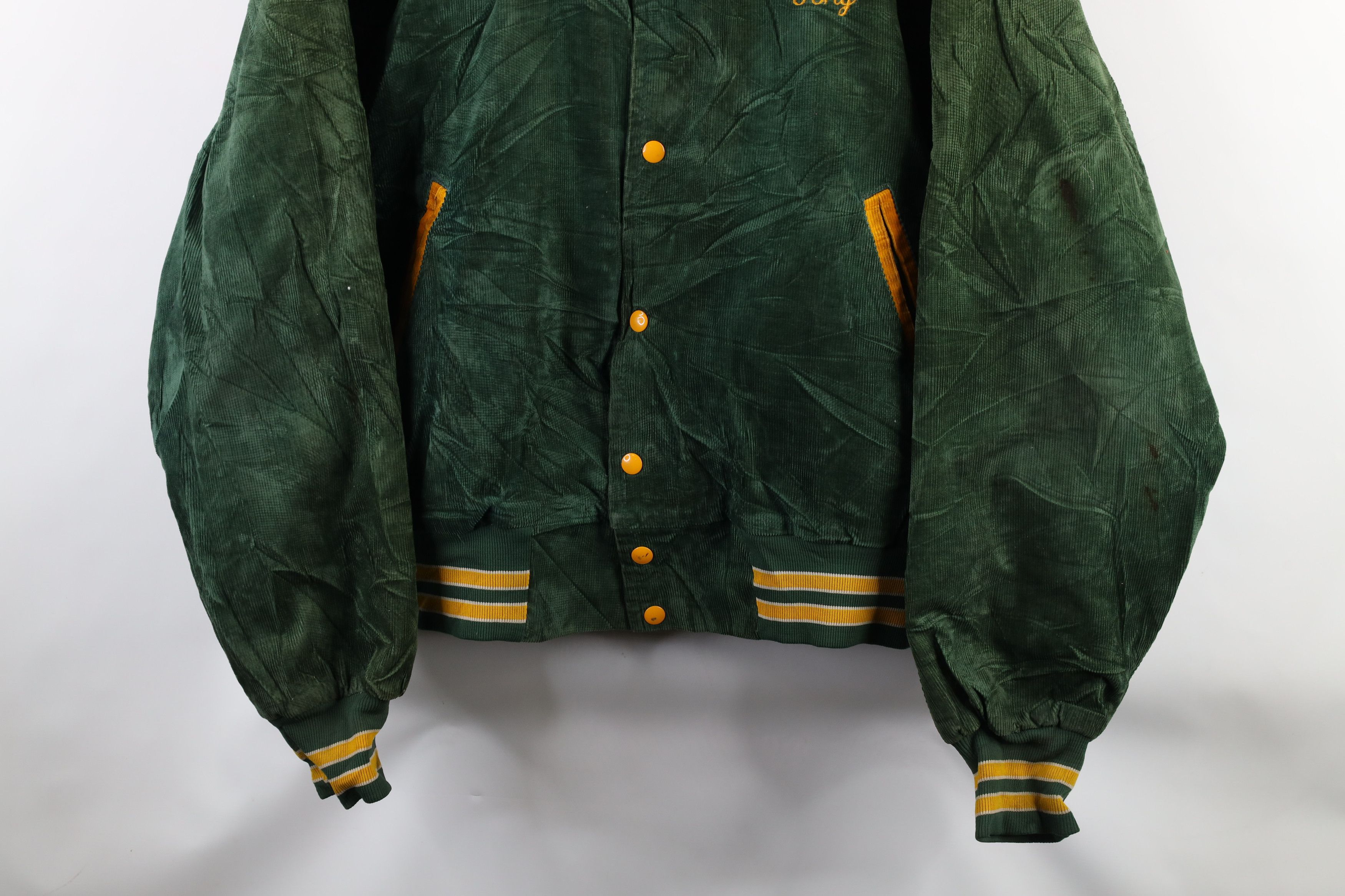 Vintage Vintage 70s Pinizzotto Trucking Corduroy Bomber Jacket USA Size US XXL / EU 58 / 5 - 3 Thumbnail