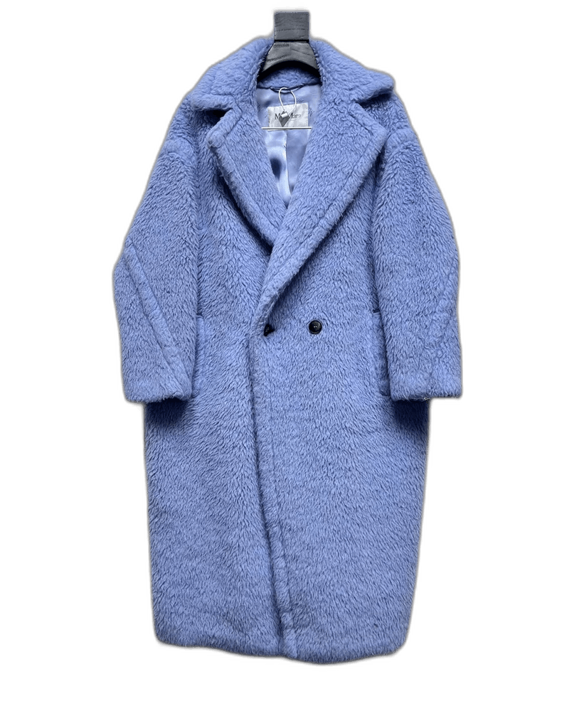 Marni MaxMara Teddy Coat in Sky Blue Size S / US 4 / IT 40 - 1 Thumbnail