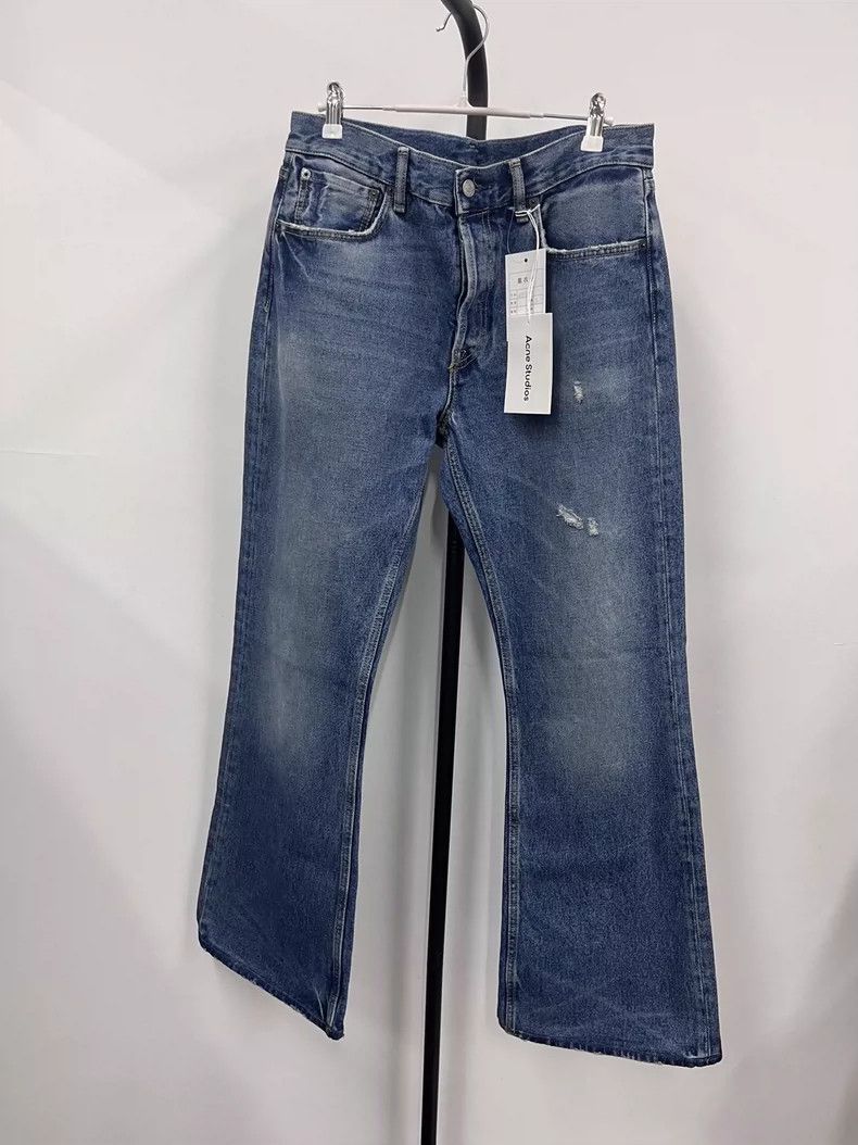 Acne Studios Acne Studios SS23 denim cleanfit heavily washed button-up h Size US 32 / EU 48 - 1 Thumbnail