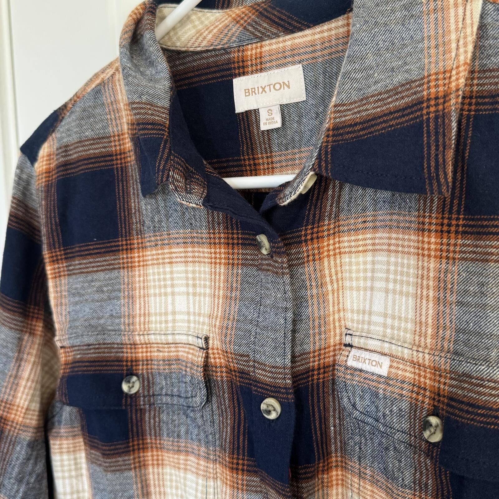Brixton Brixton Plaid Button-Up Shirt - Size Small Size S / US 4 / IT 40 - 1 Thumbnail
