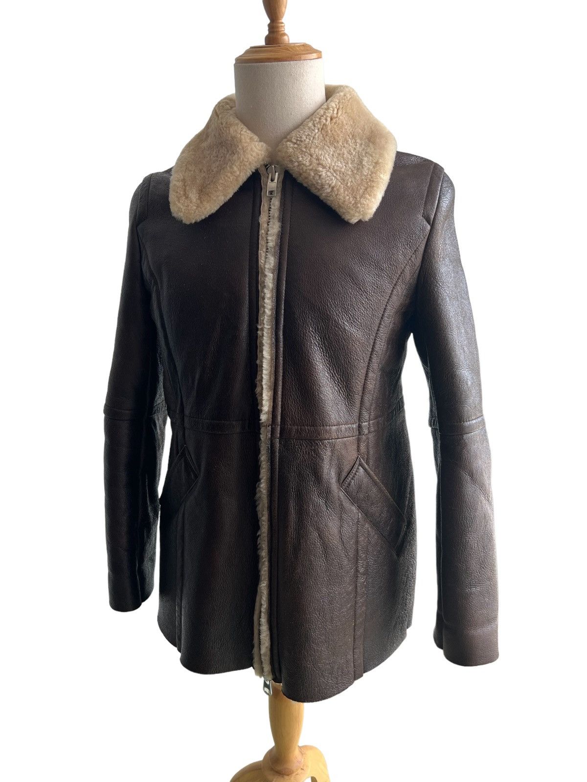 Comme des Garcons RARE Collection Zucca Sheepskin Shearling B-3 Long Jacket Size US M / EU 48-50 / 2 - 3 Thumbnail