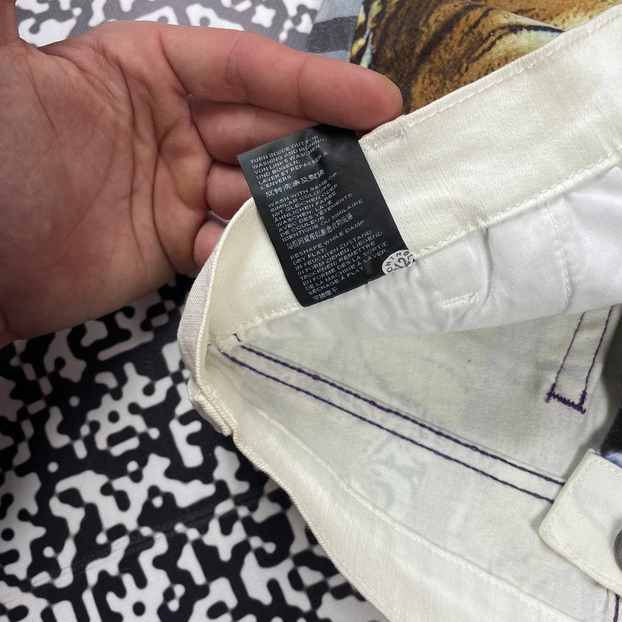 Philipp Plein Vintage Y2K Philipp Plein Tiger Animal Jeans Luxury Style Size 28" / US 6 / IT 42 - 23 Thumbnail