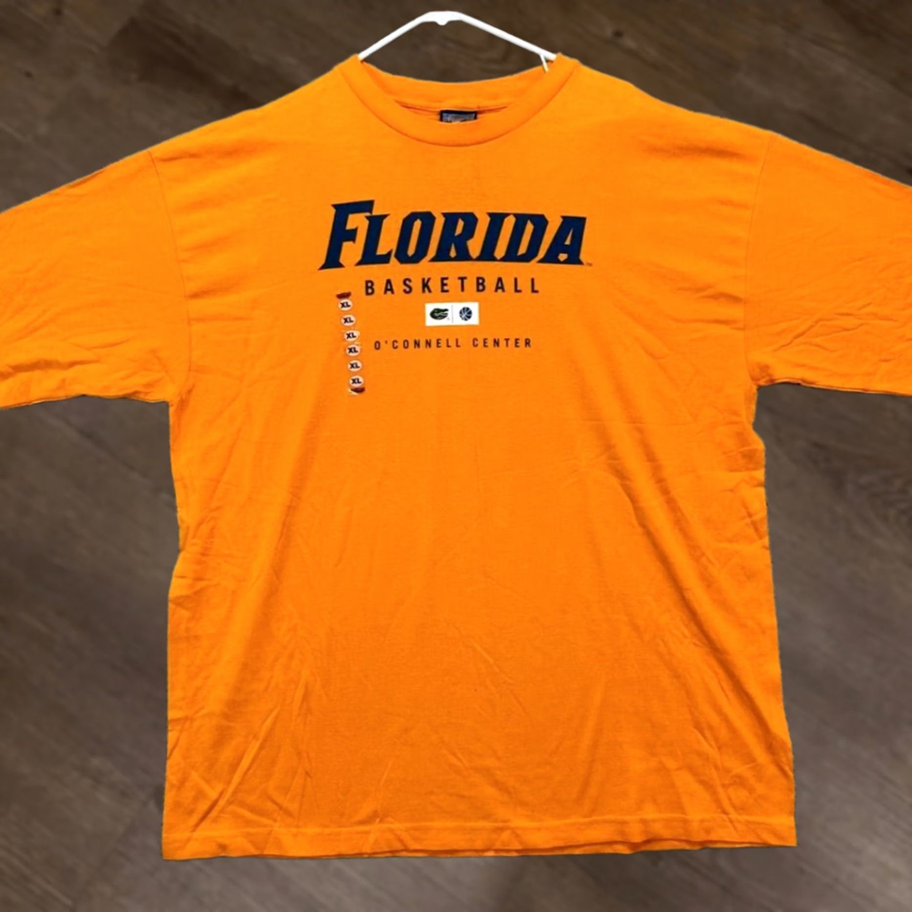 Vintage Champs T-Shirt Orange Florida Basketball Connell Center Tee Mens XL Adult NEW Size US XL / EU 56 / 4 - 1 Thumbnail