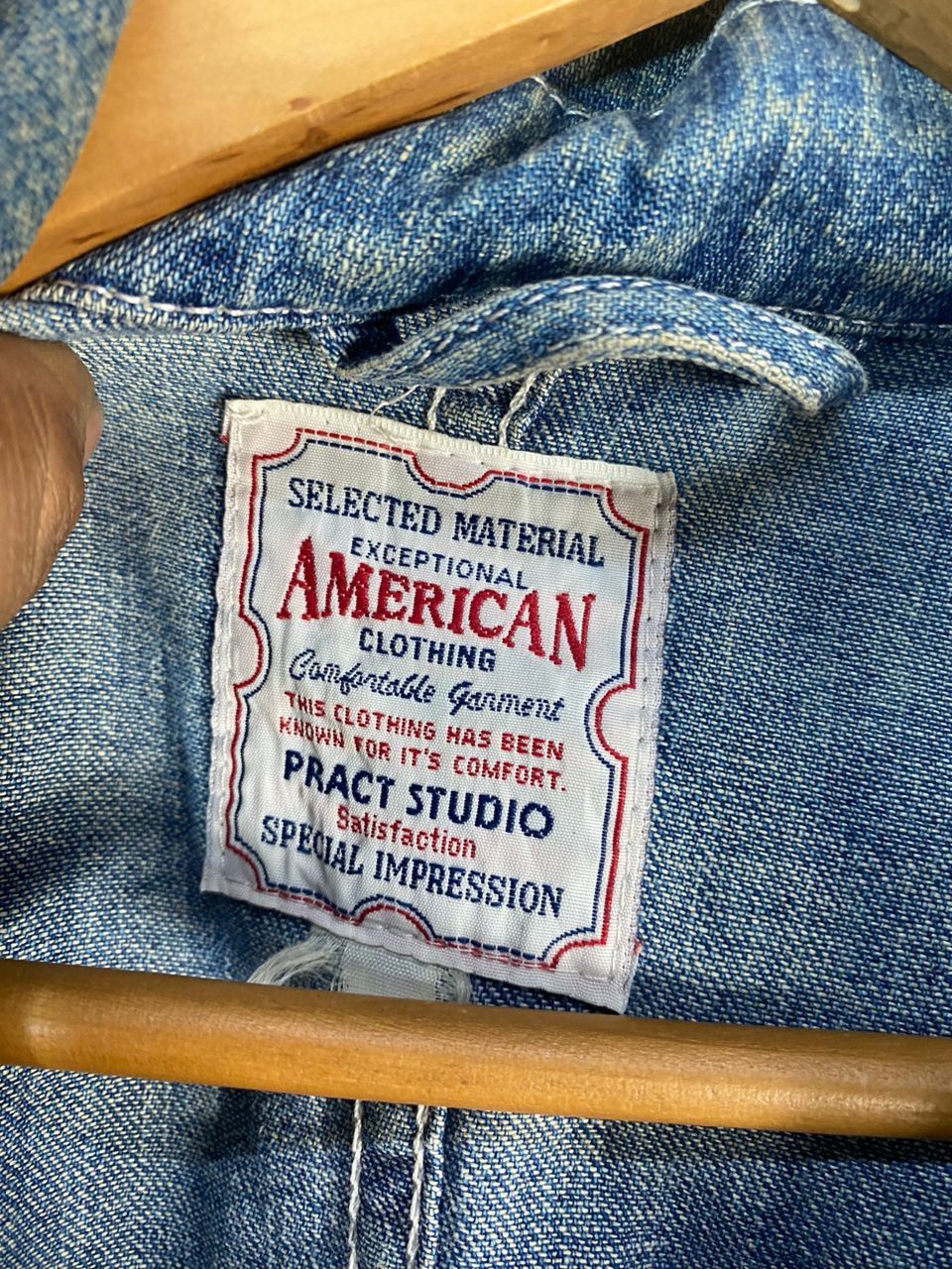 Other Vintage chore button up denim jacket by pract studio Size US L / EU 52-54 / 3 - 7 Thumbnail