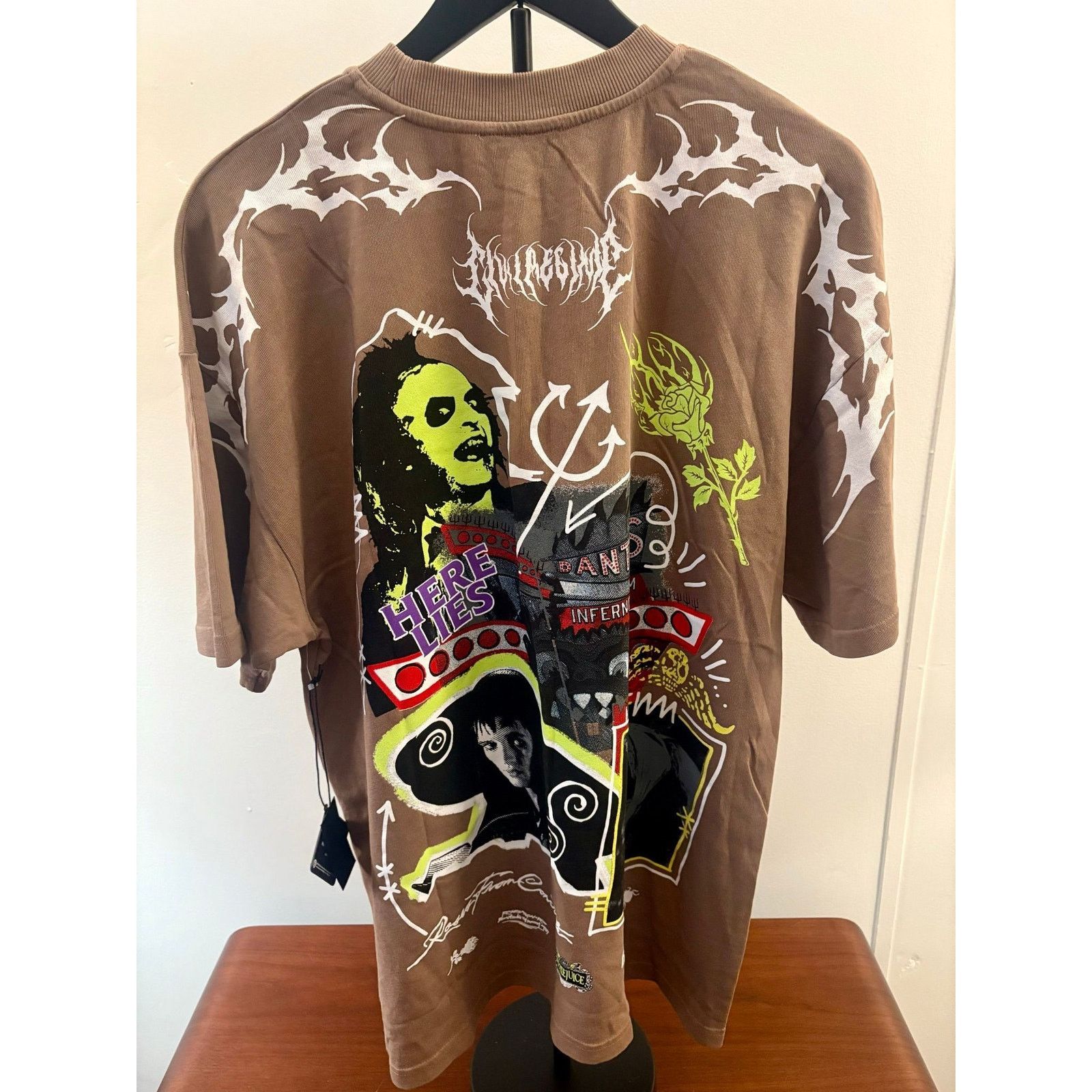 Civil Regime SZ M - NWT BeetleJuice Brown Civil Tee Size US M / EU 48-50 / 2 - 1 Thumbnail