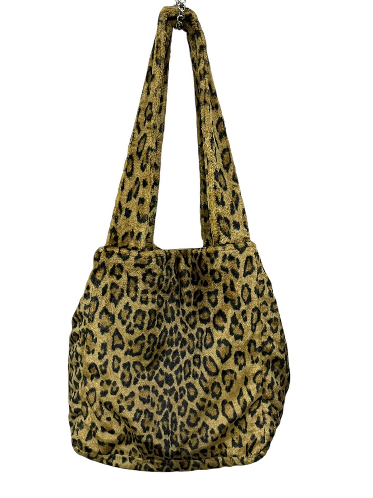 Vintage La Maison de la Fausse Fourrure Leopard Faux Fur Tote Bag Size ONE SIZE - 3 Thumbnail