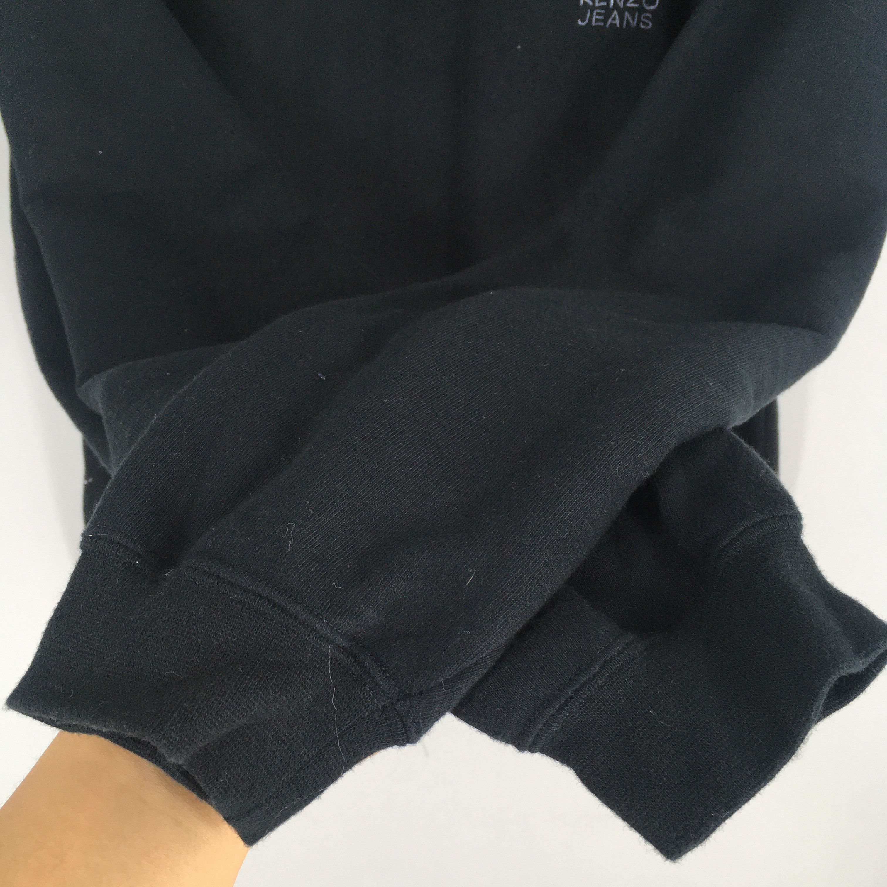 Kenzo Vintage Kenzo Jeans Black Sweatshirt Medium Size US M / EU 48-50 / 2 - 6 Thumbnail