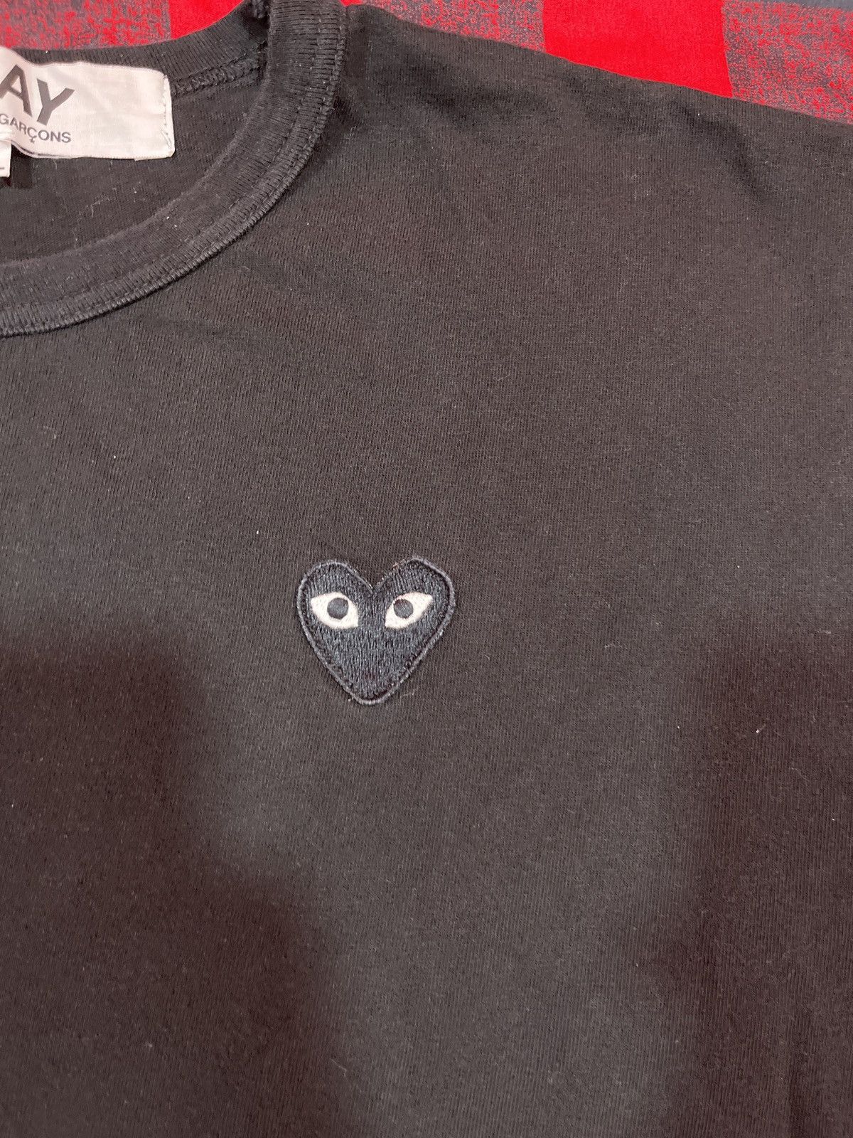 Comme des Garcons Comme Des Garçons Play heart-patch cotton T-shirt black Size US XL / EU 56 / 4 - 3 Thumbnail