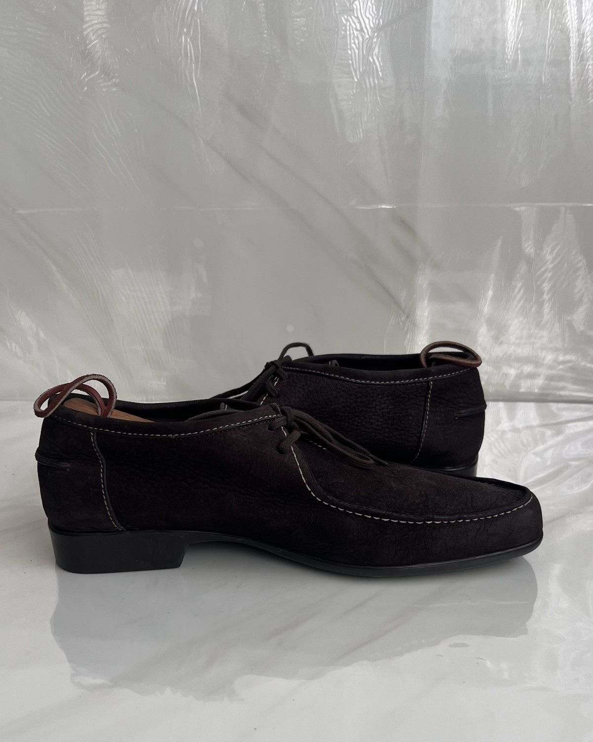 J.M. Weston J.M Weston Men’s Brown suede chukka lace up Dress shoes Size US 7.5 / EU 40-41 - 6 Thumbnail