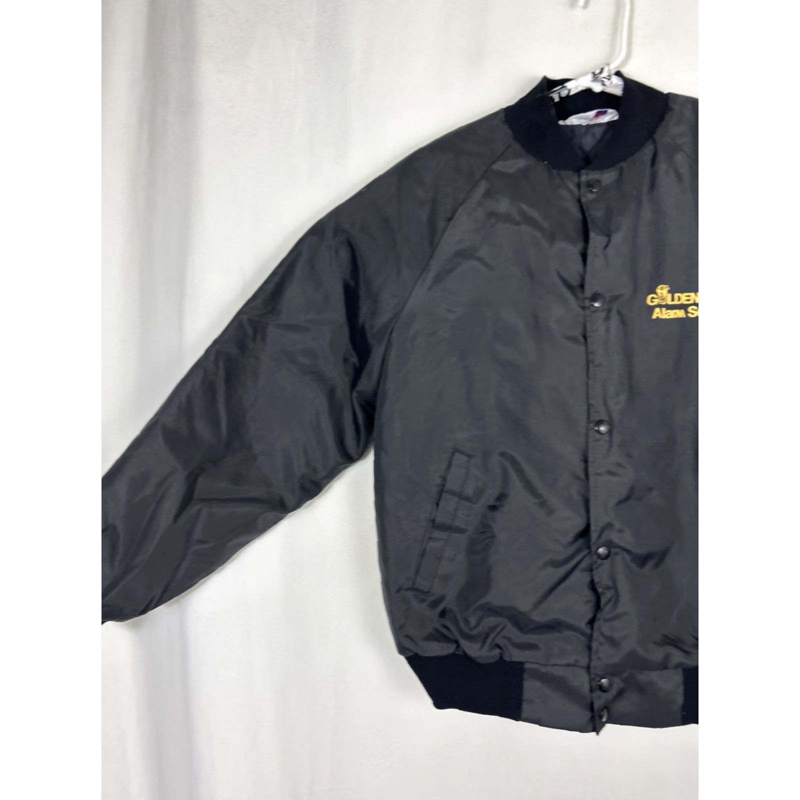 Vintage VINTAGE West Ark Bomber Jacket Mens M Black Race car Marysville Size US M / EU 48-50 / 2 - 2 Thumbnail