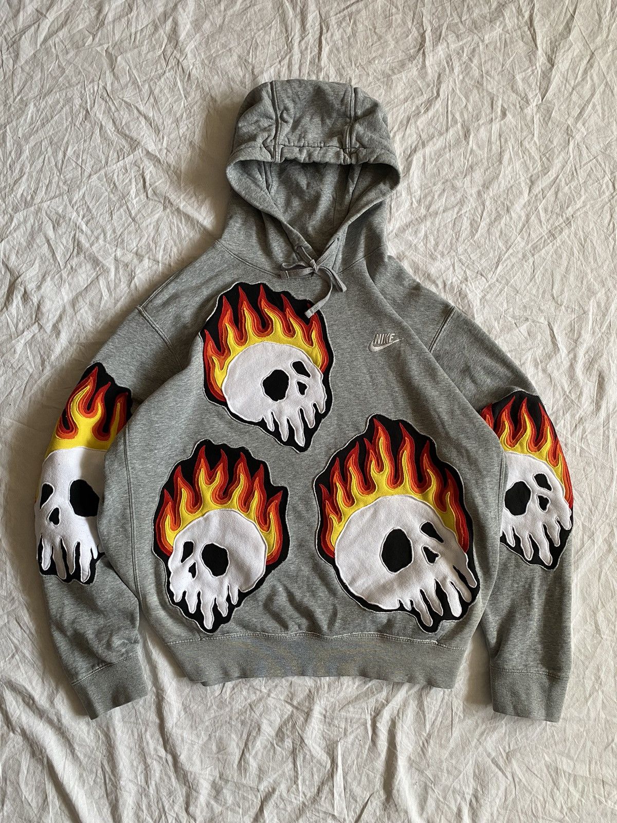 Skeleton Outfit reworked Hoodie zipped + Jogging hot custom/skull/bones